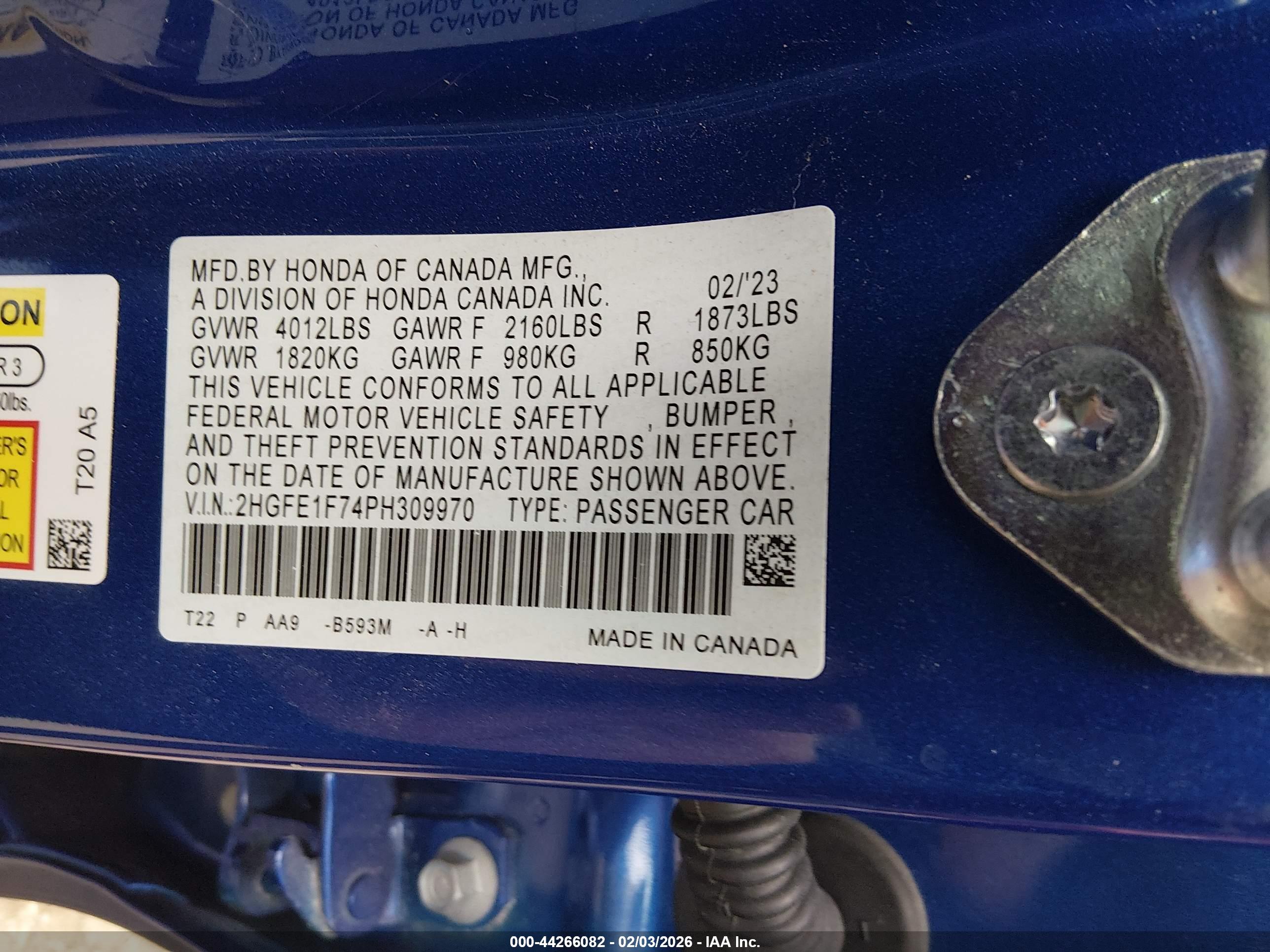HONDA CIVIC image 9