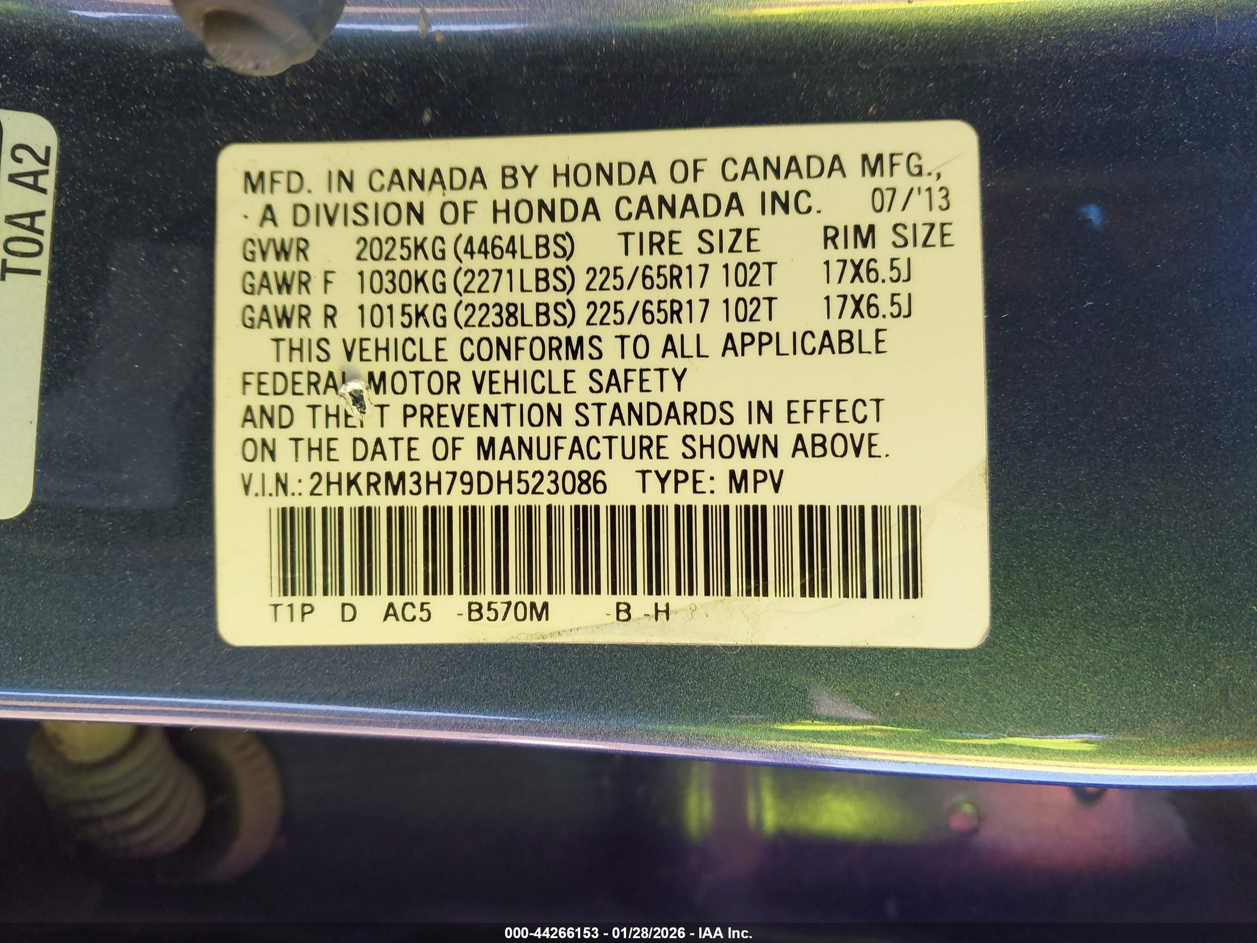 HONDA CR-V image 9