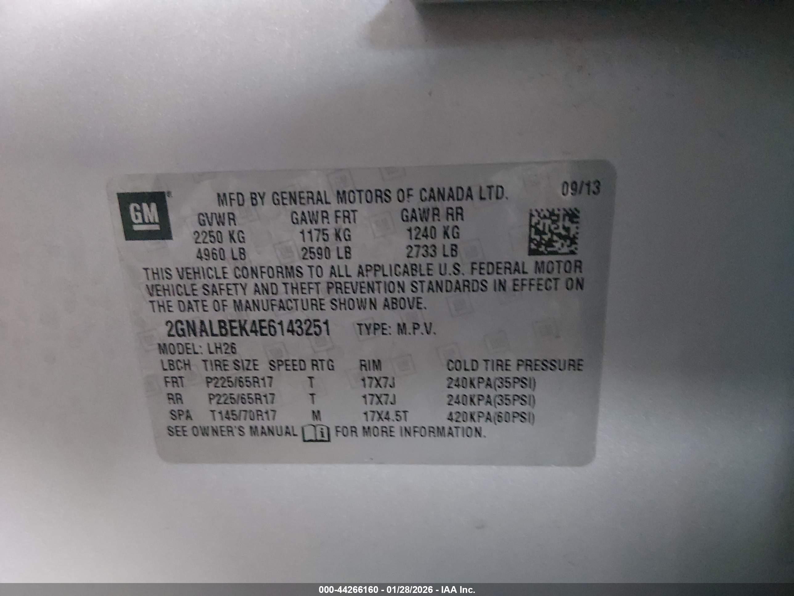 CHEVROLET EQUINOX image 9
