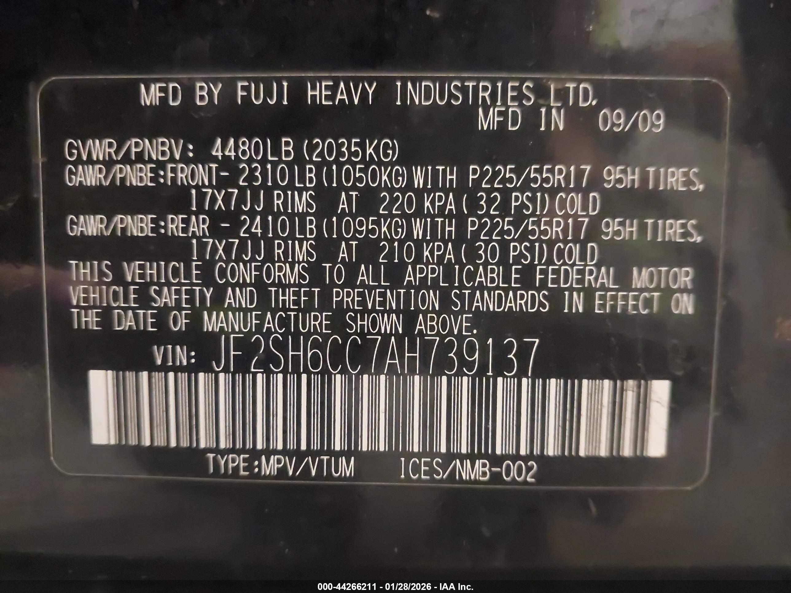 SUBARU FORESTER image 9