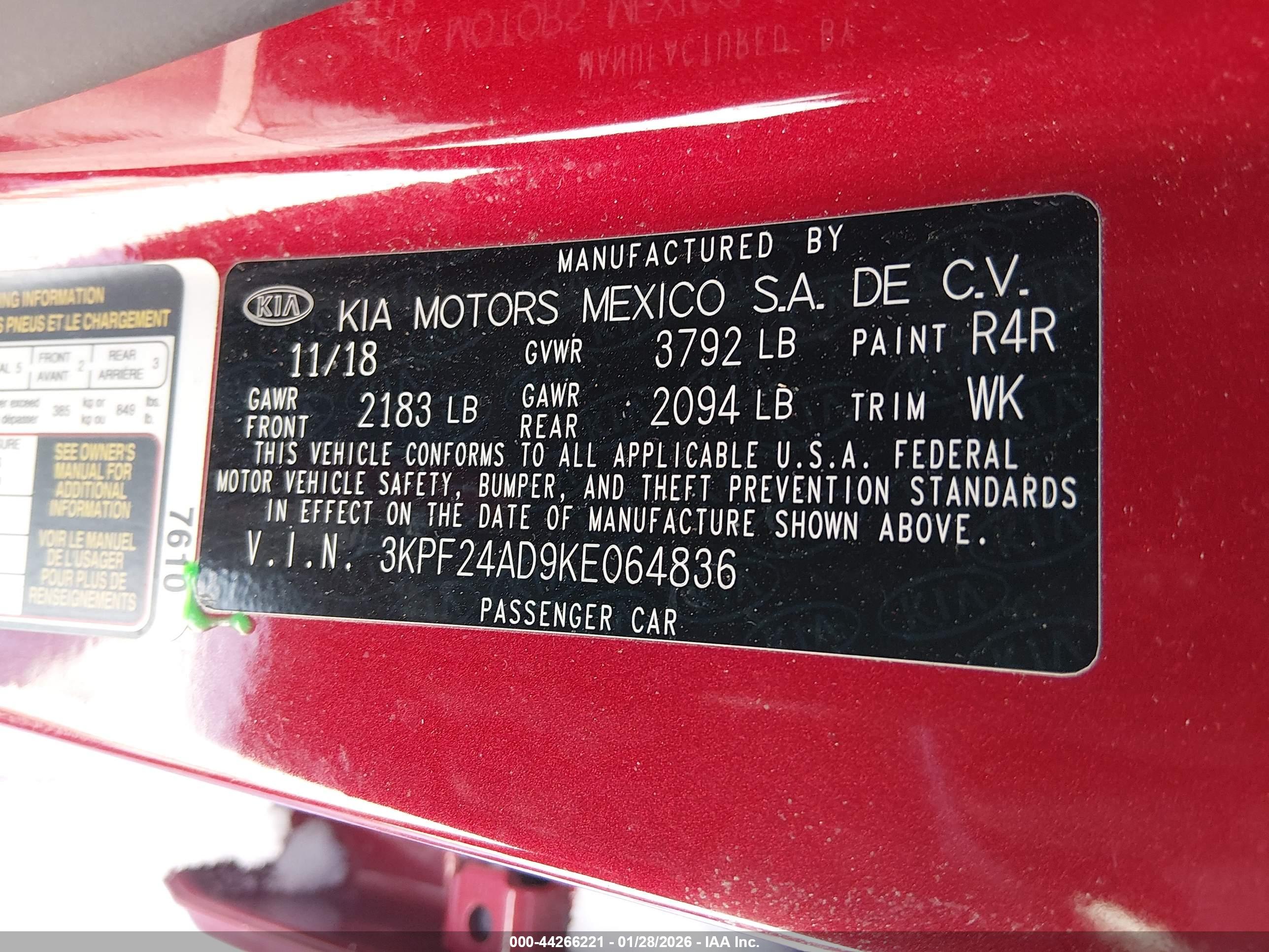 KIA FORTE image 9