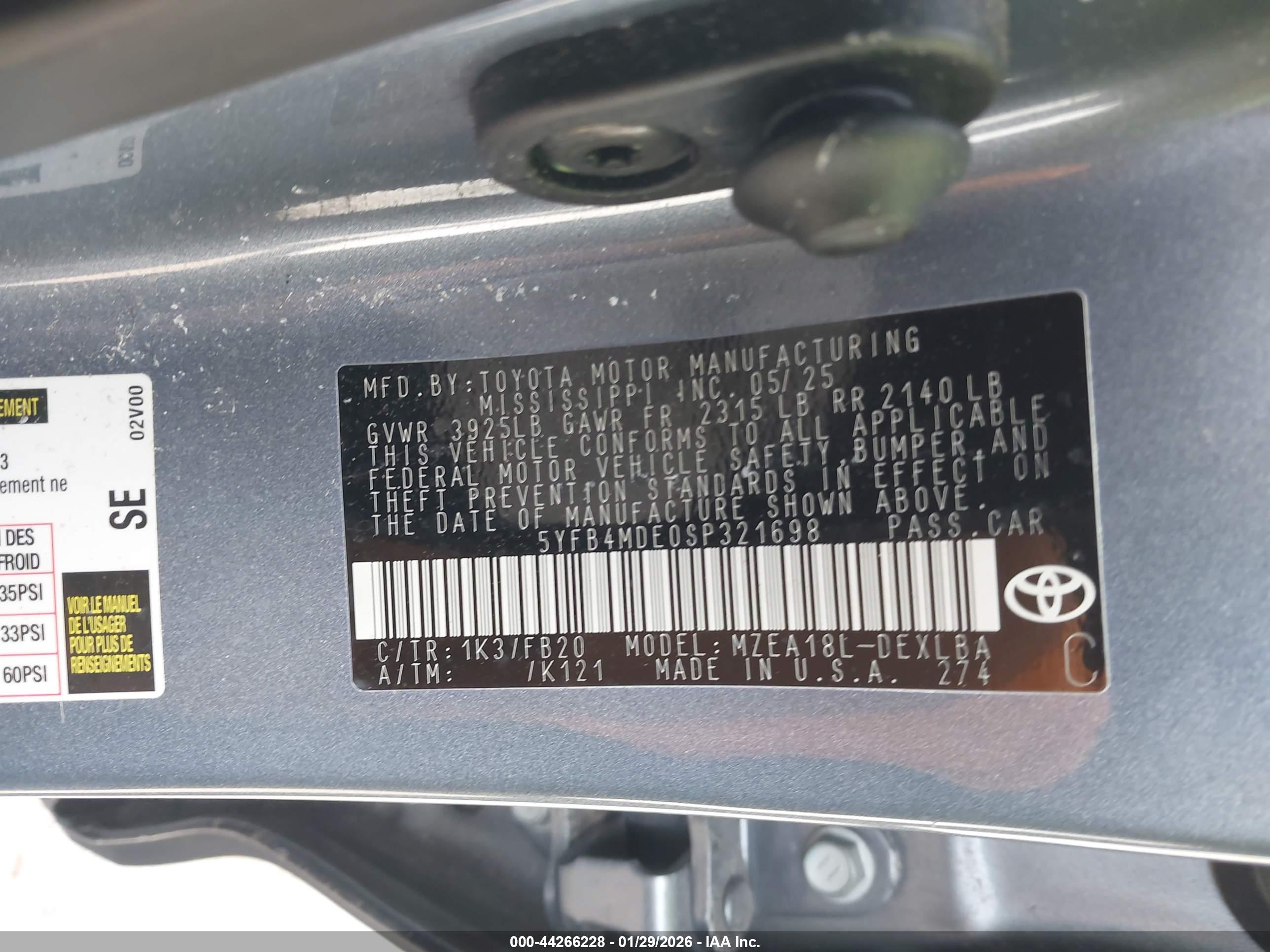 TOYOTA COROLLA image 9