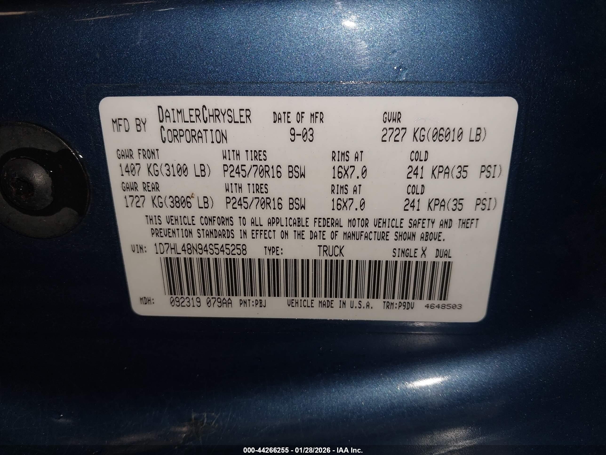 DODGE DAKOTA image 9