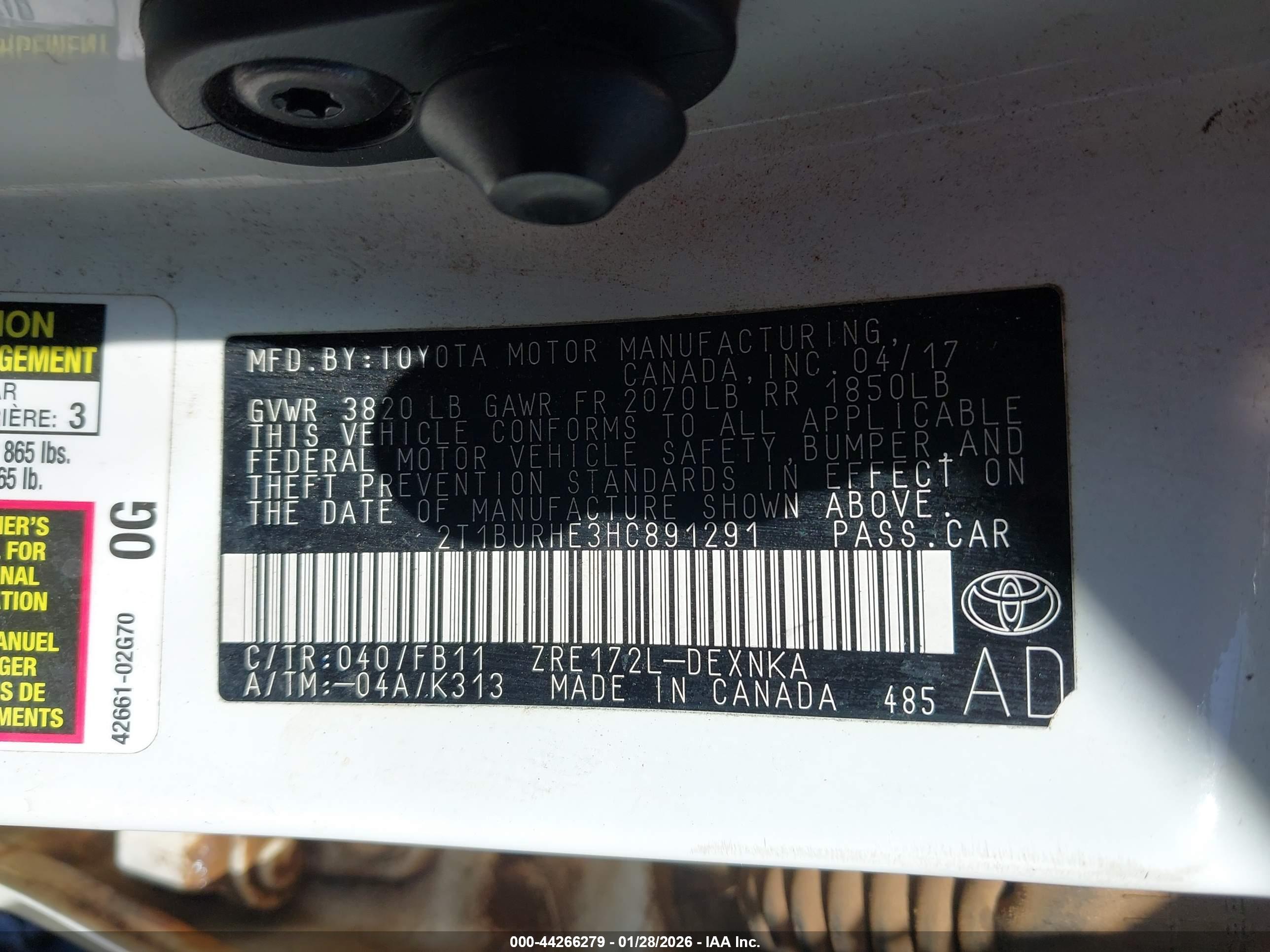 TOYOTA COROLLA image 9
