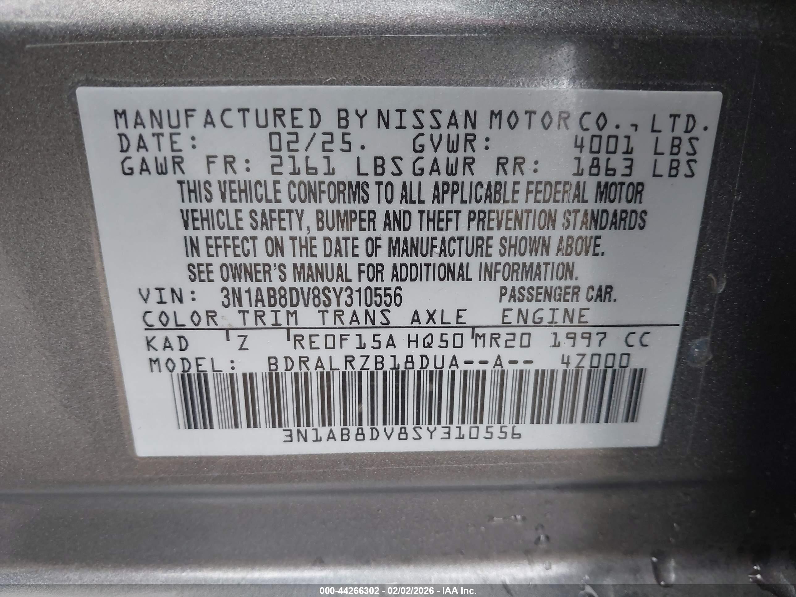 NISSAN SENTRA image 9