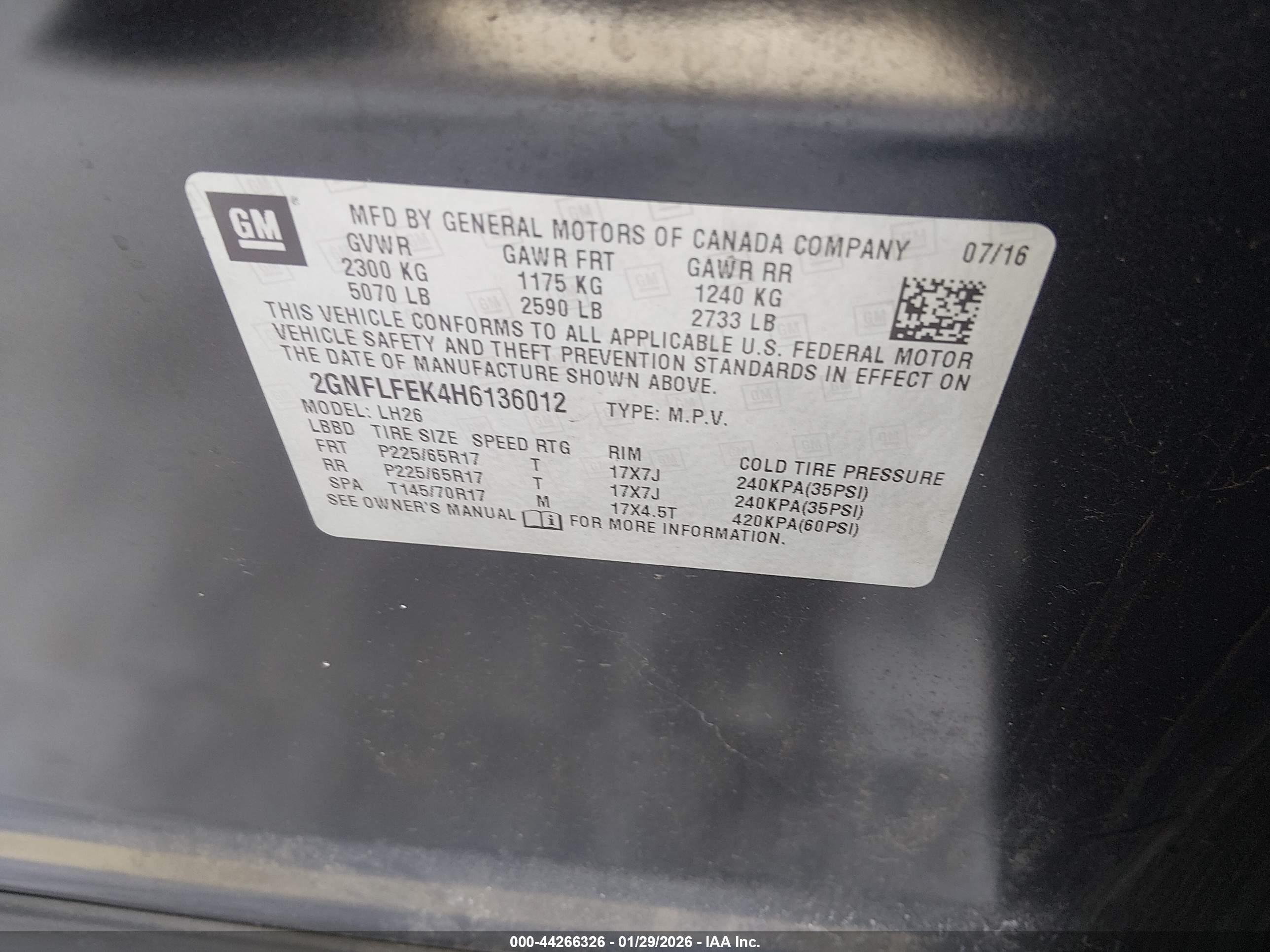 CHEVROLET EQUINOX image 9
