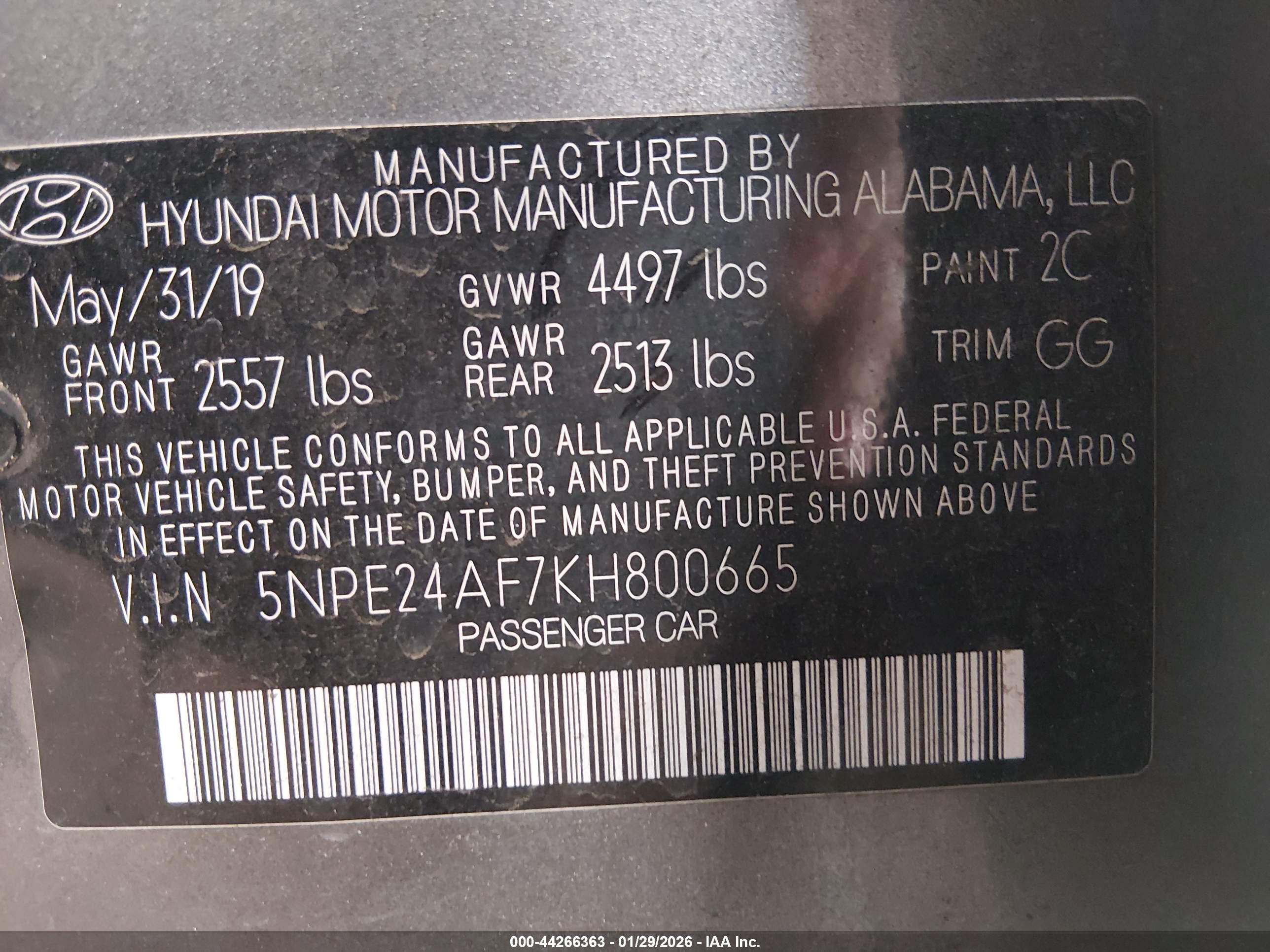 HYUNDAI SONATA image 9