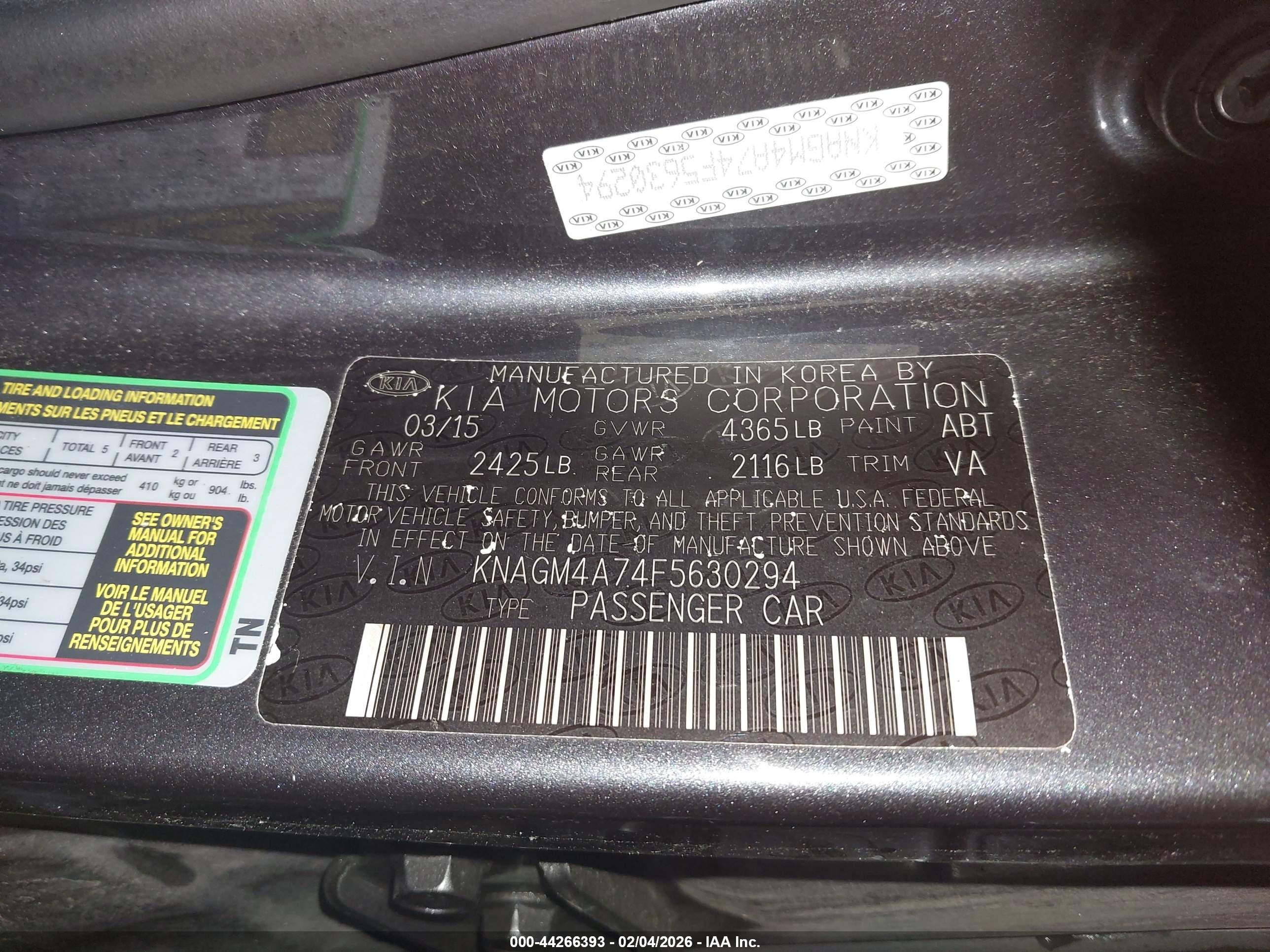 KIA OPTIMA image 9
