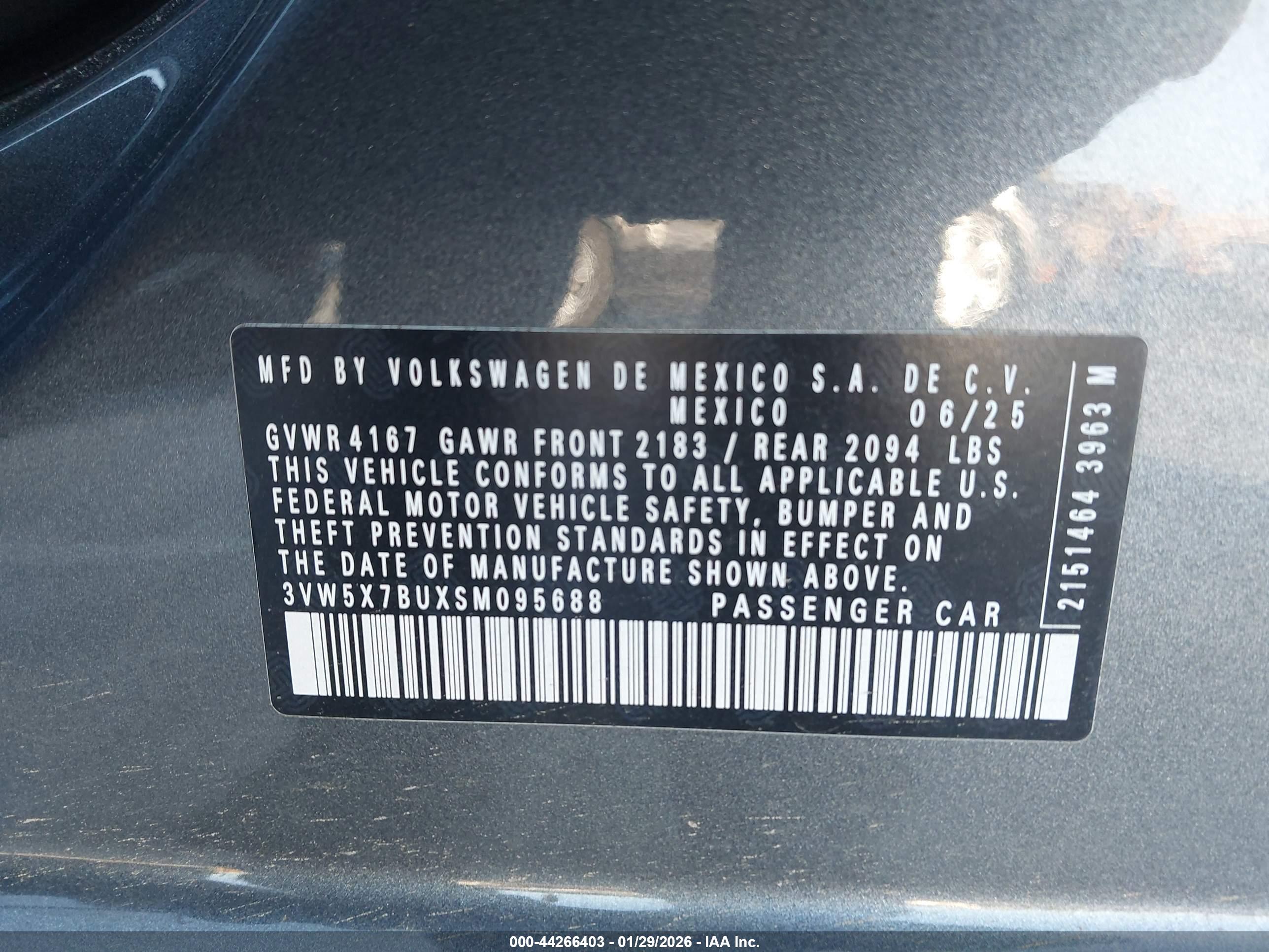 VOLKSWAGEN JETTA image 9