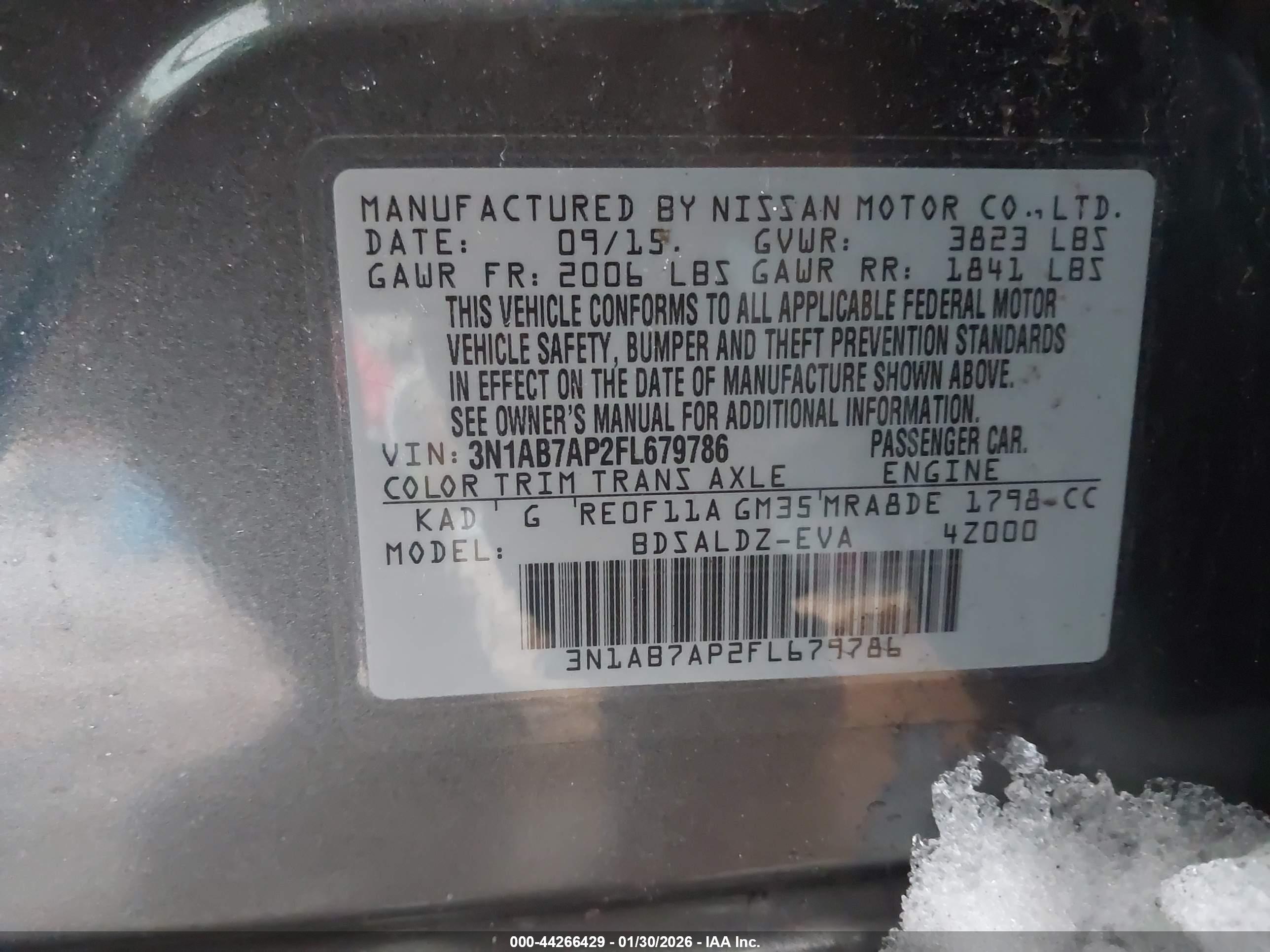NISSAN SENTRA image 9