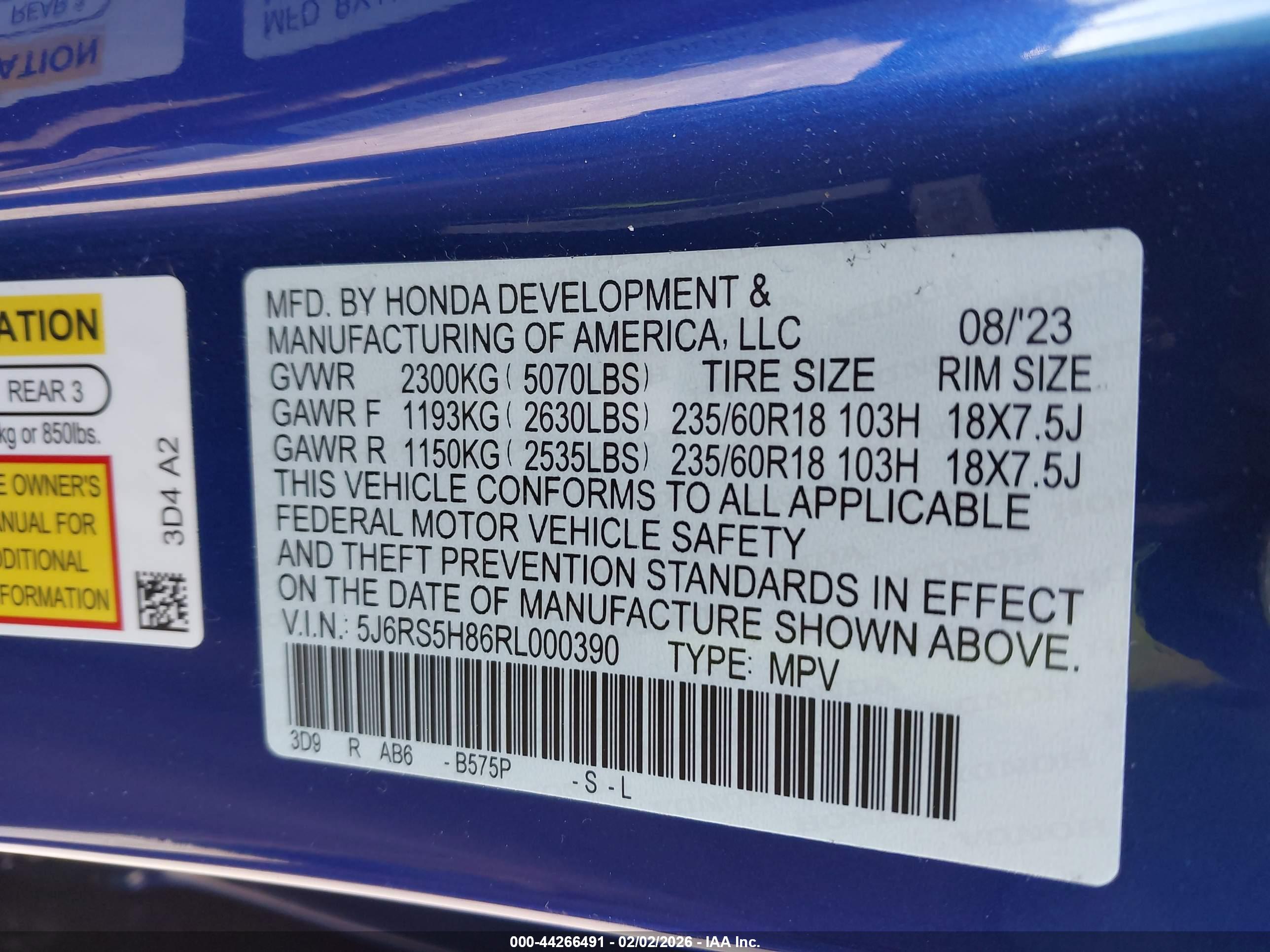 HONDA CR-V image 9