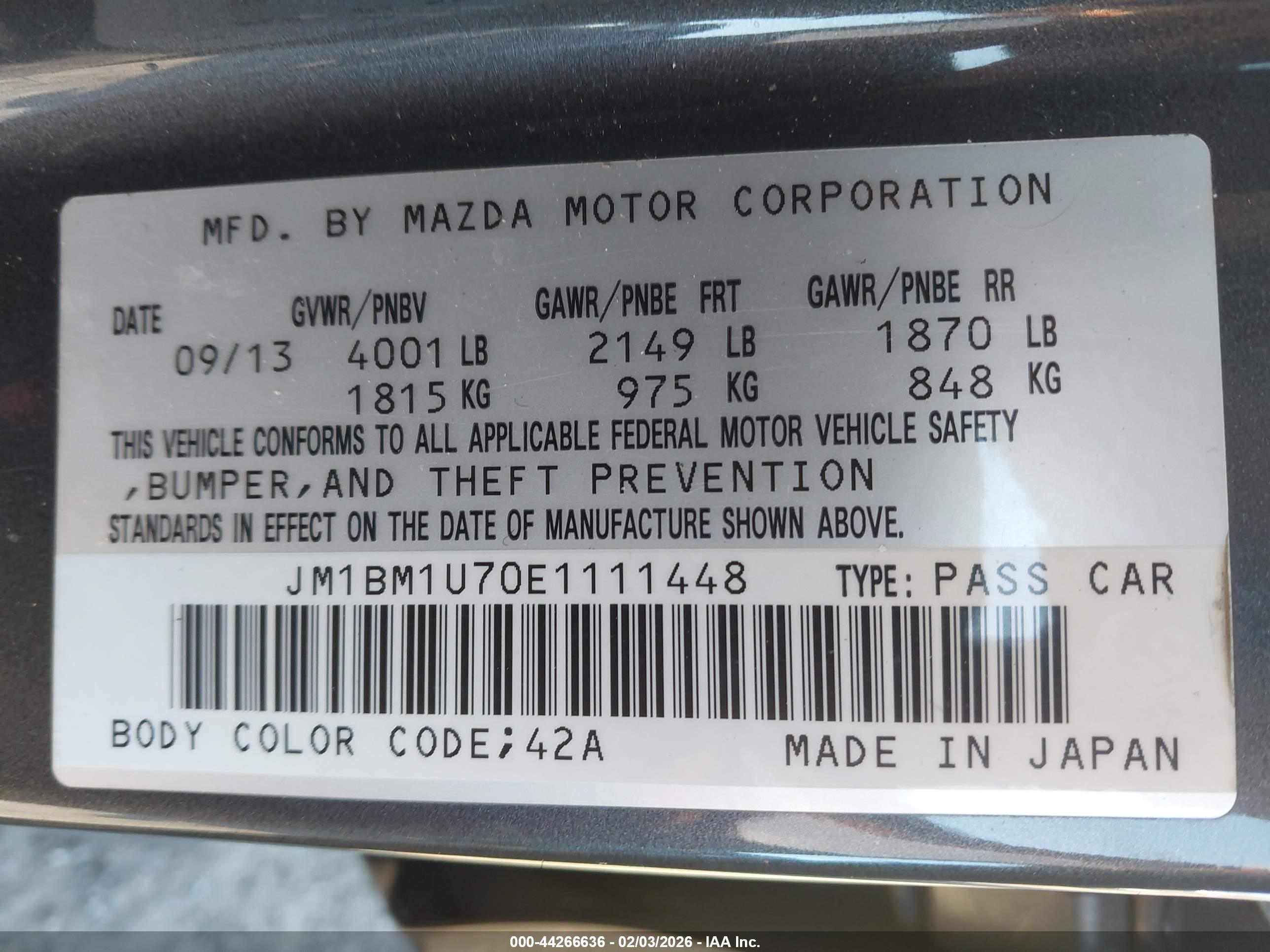 MAZDA MAZDA3 image 9