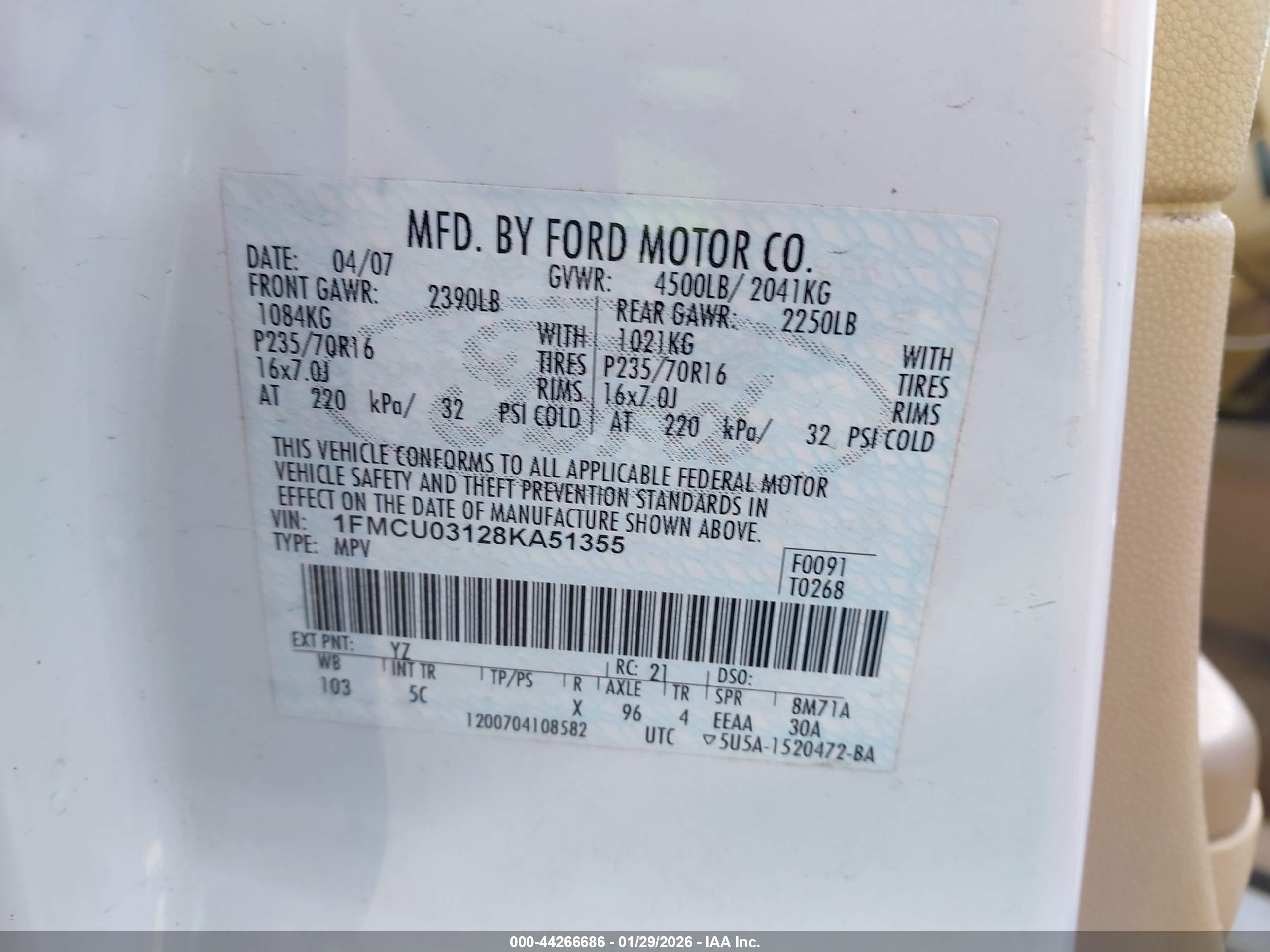 FORD ESCAPE image 9