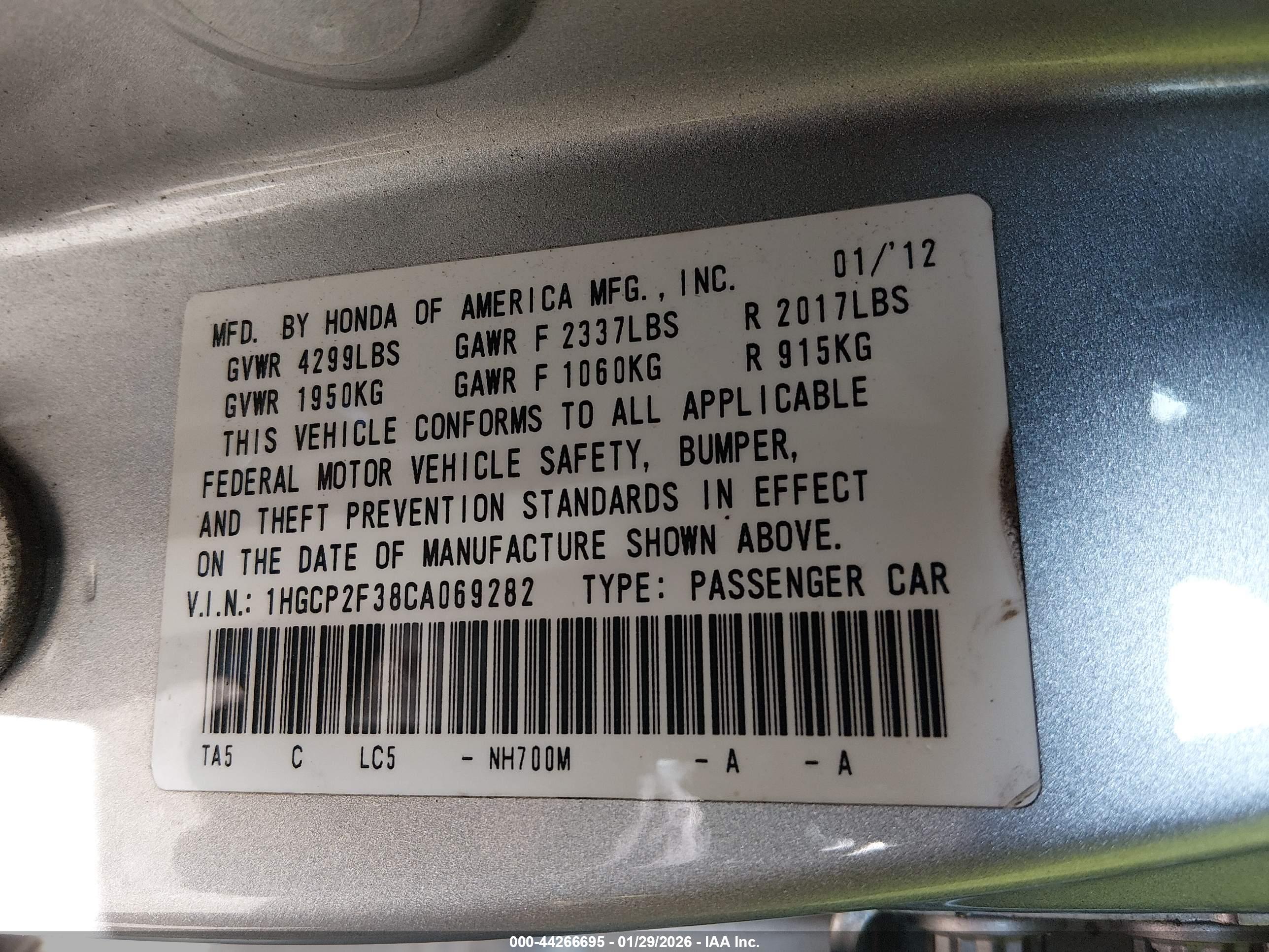 HONDA ACCORD image 9