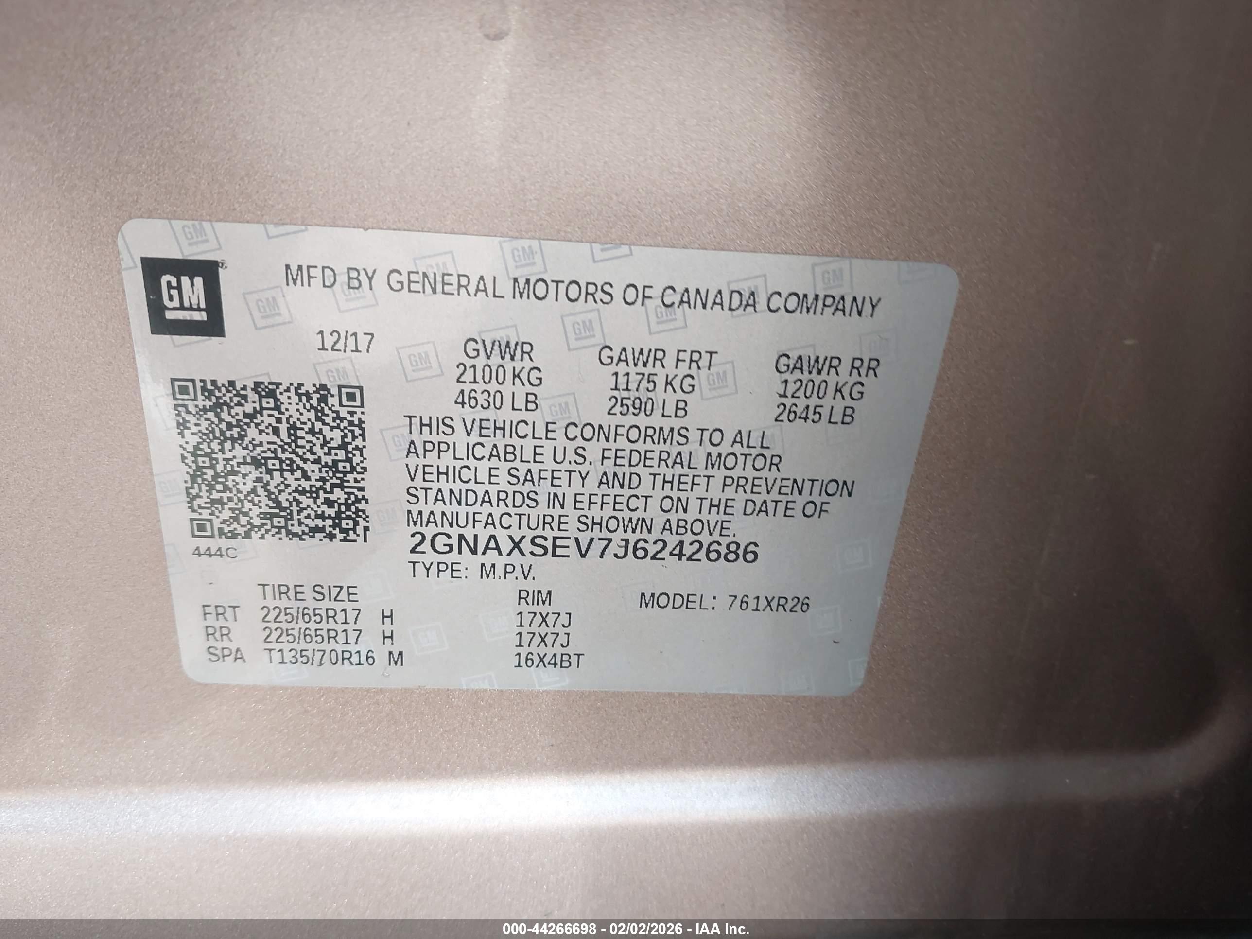 CHEVROLET EQUINOX image 9