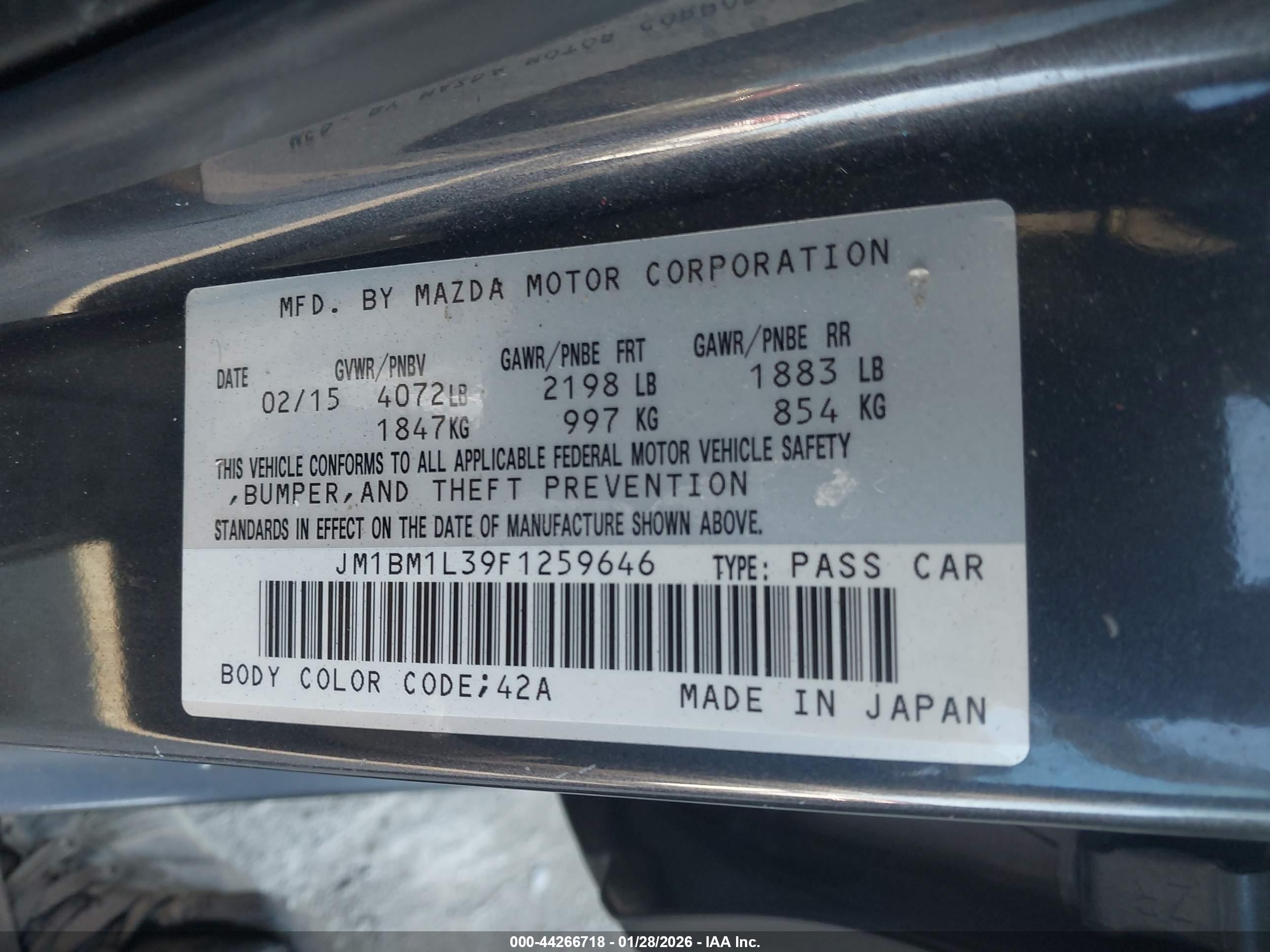 MAZDA MAZDA3 image 9