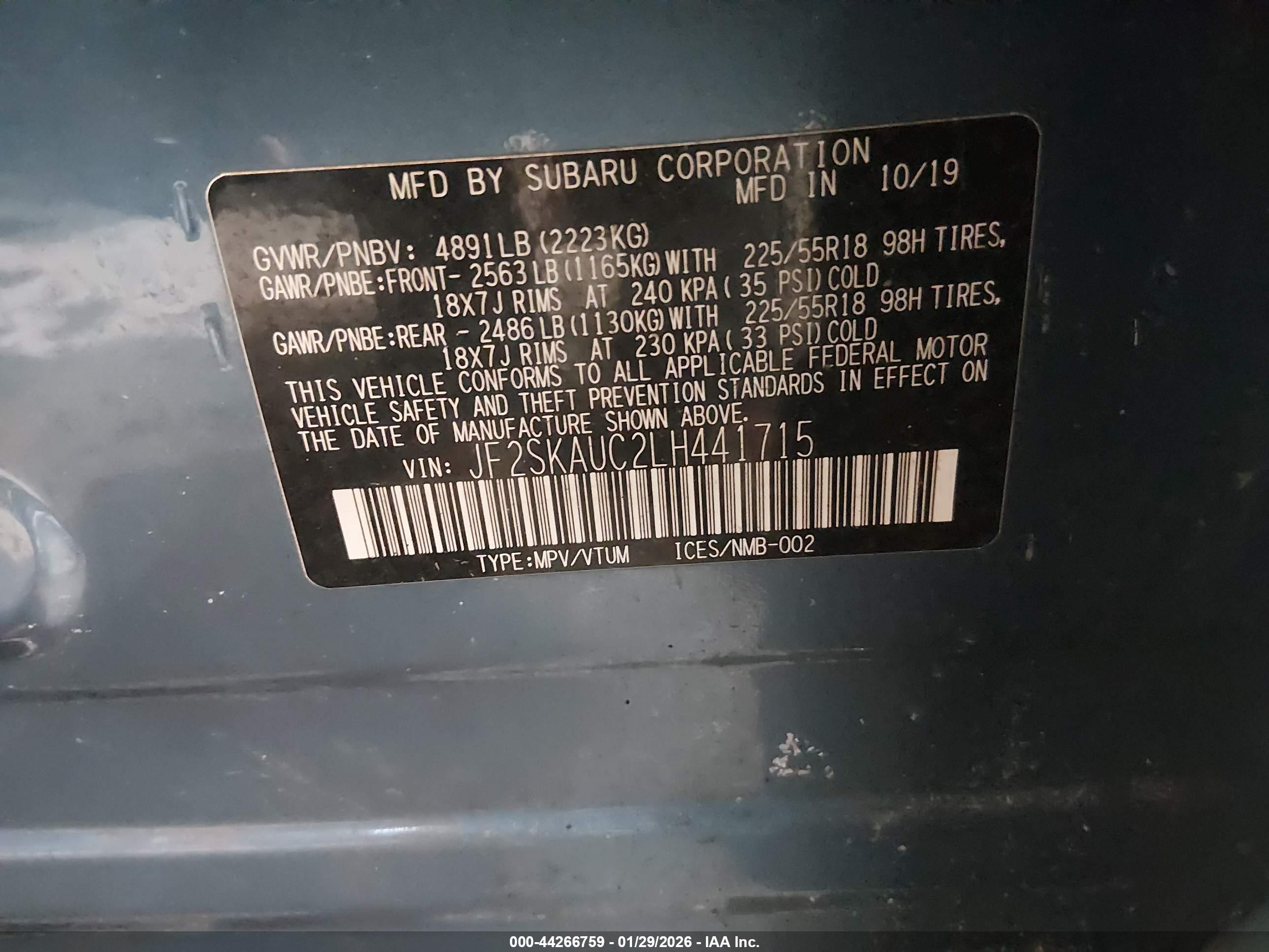 SUBARU FORESTER image 9