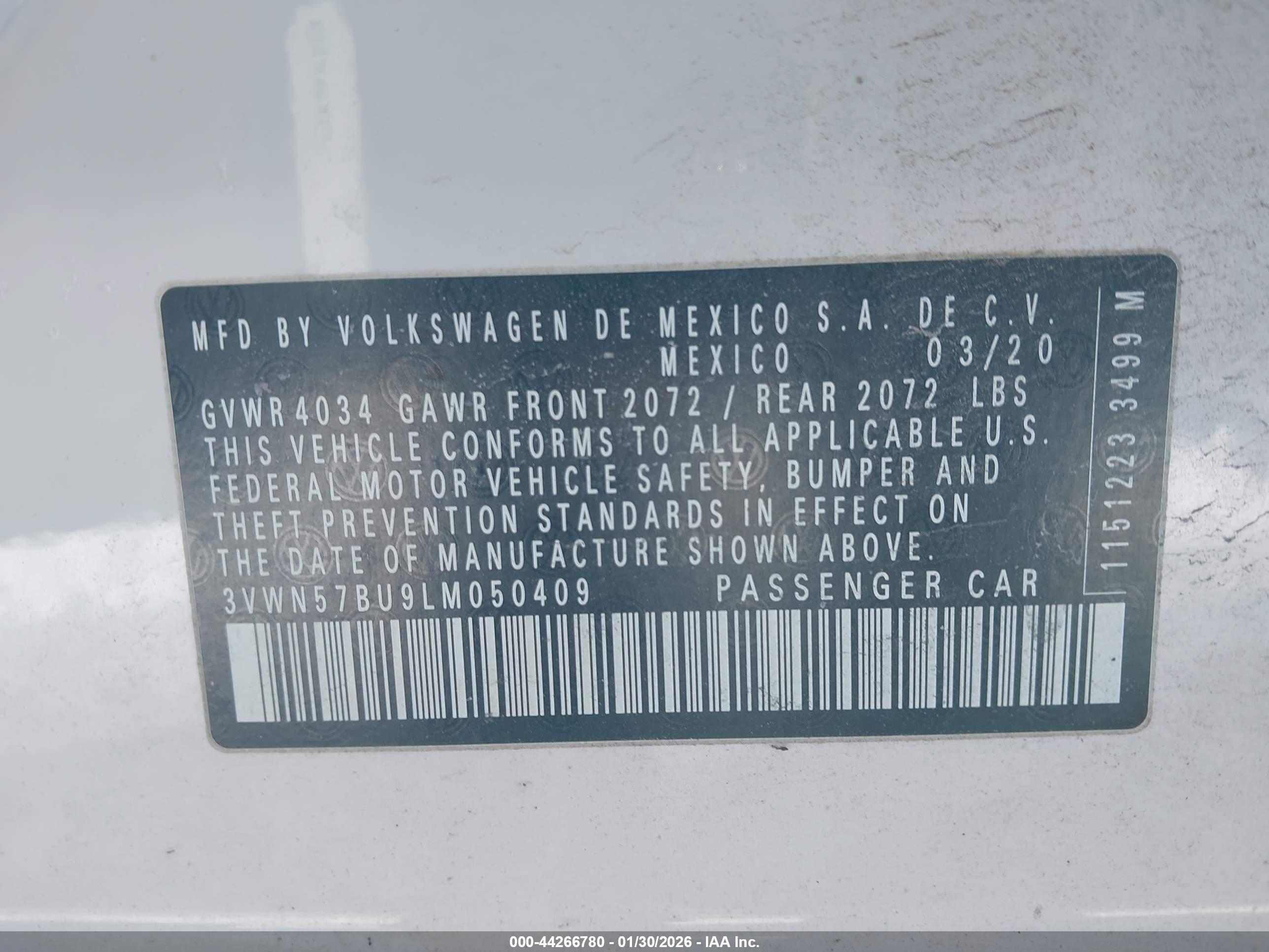 VOLKSWAGEN JETTA image 9