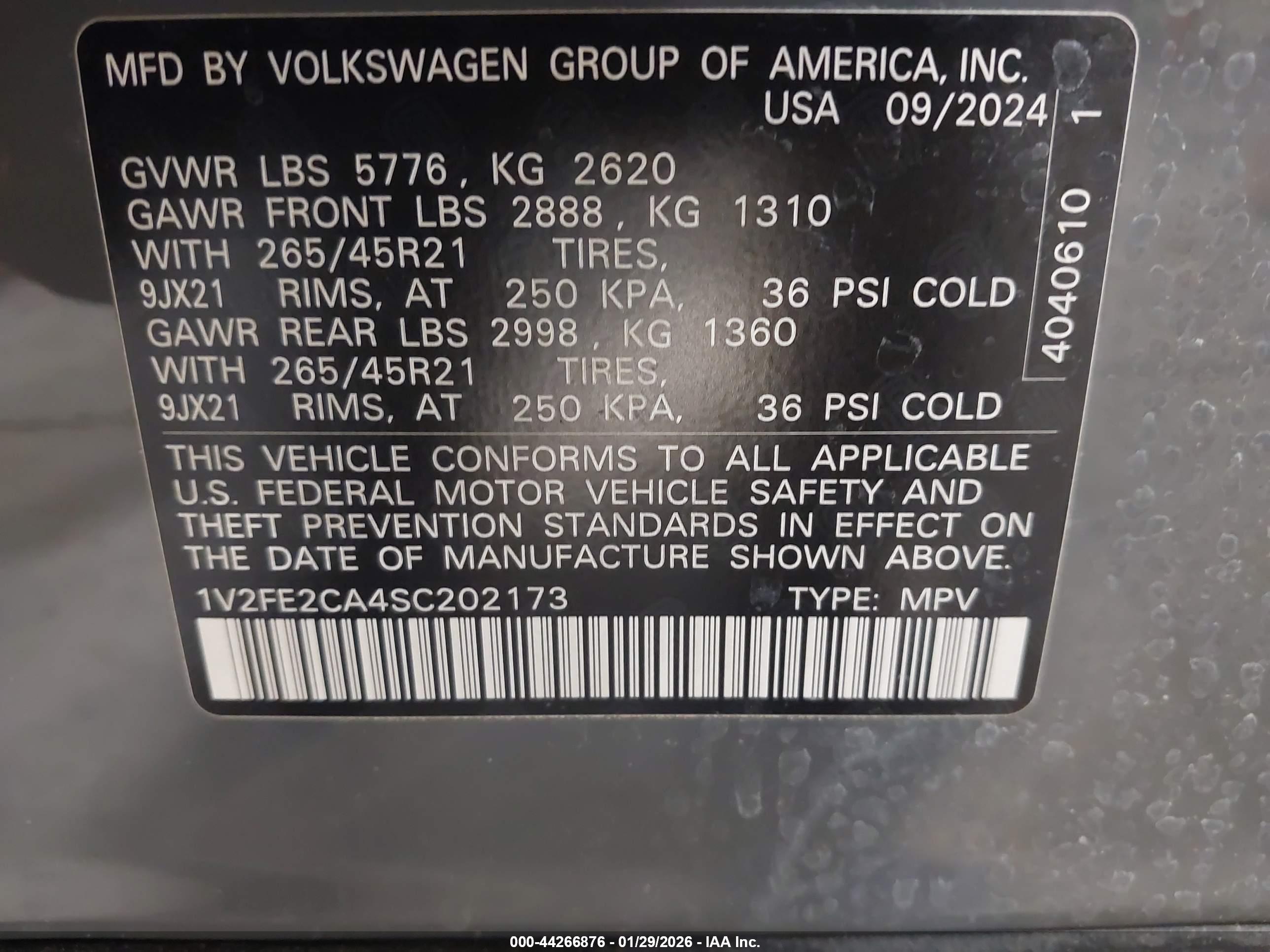 VOLKSWAGEN ATLAS image 9