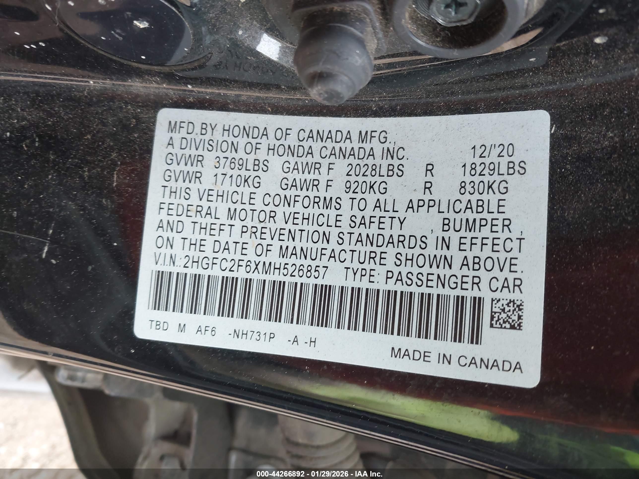 HONDA CIVIC image 9