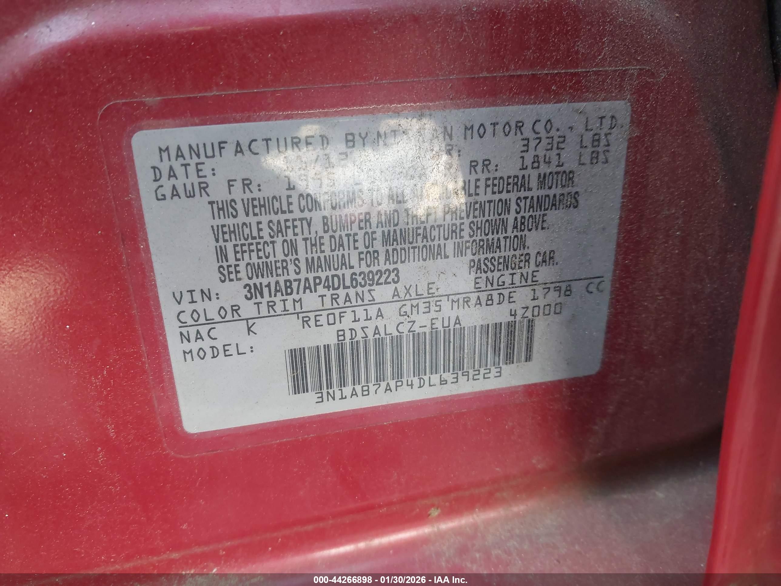 NISSAN SENTRA image 9