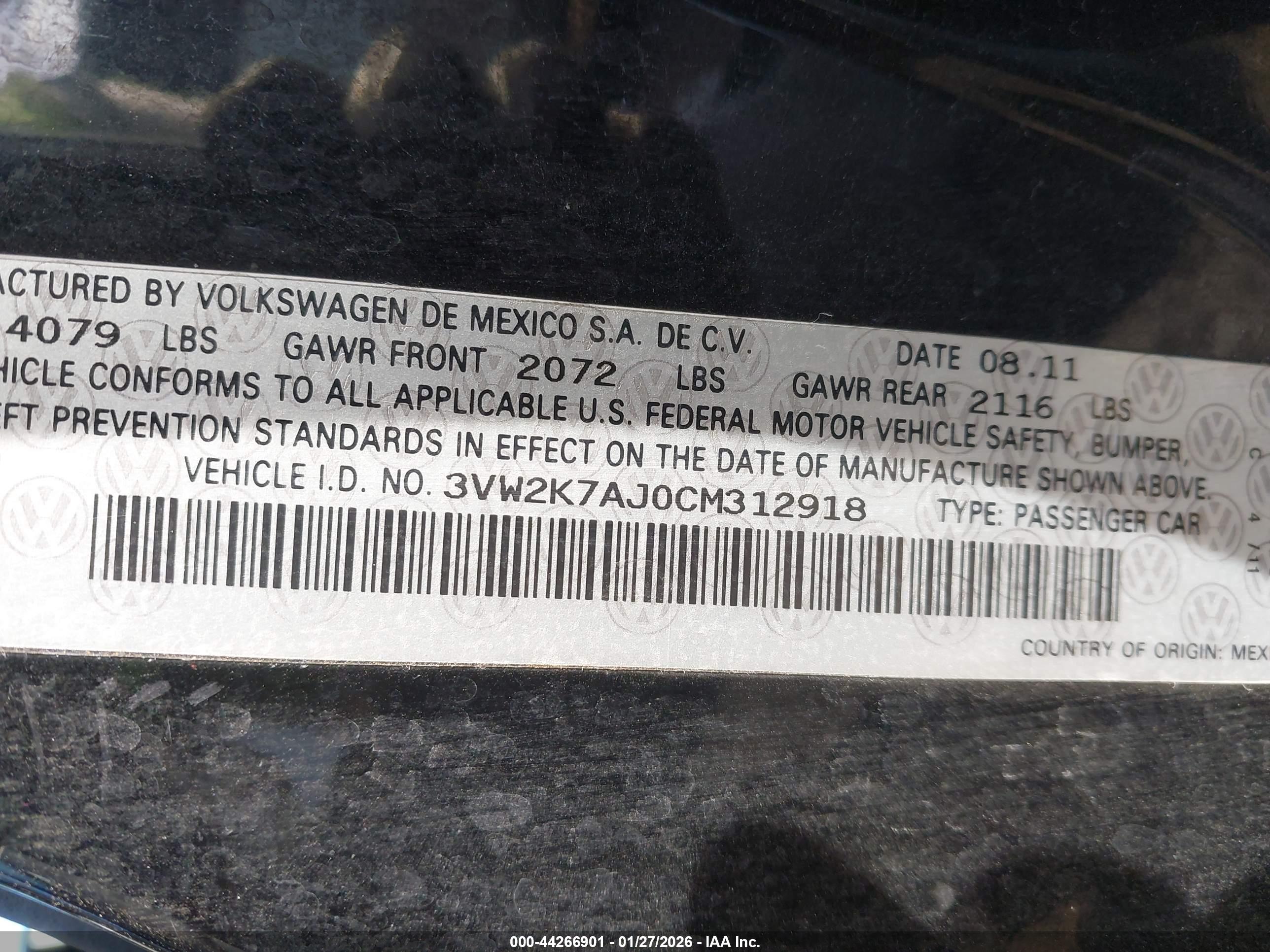 VOLKSWAGEN JETTA image 9