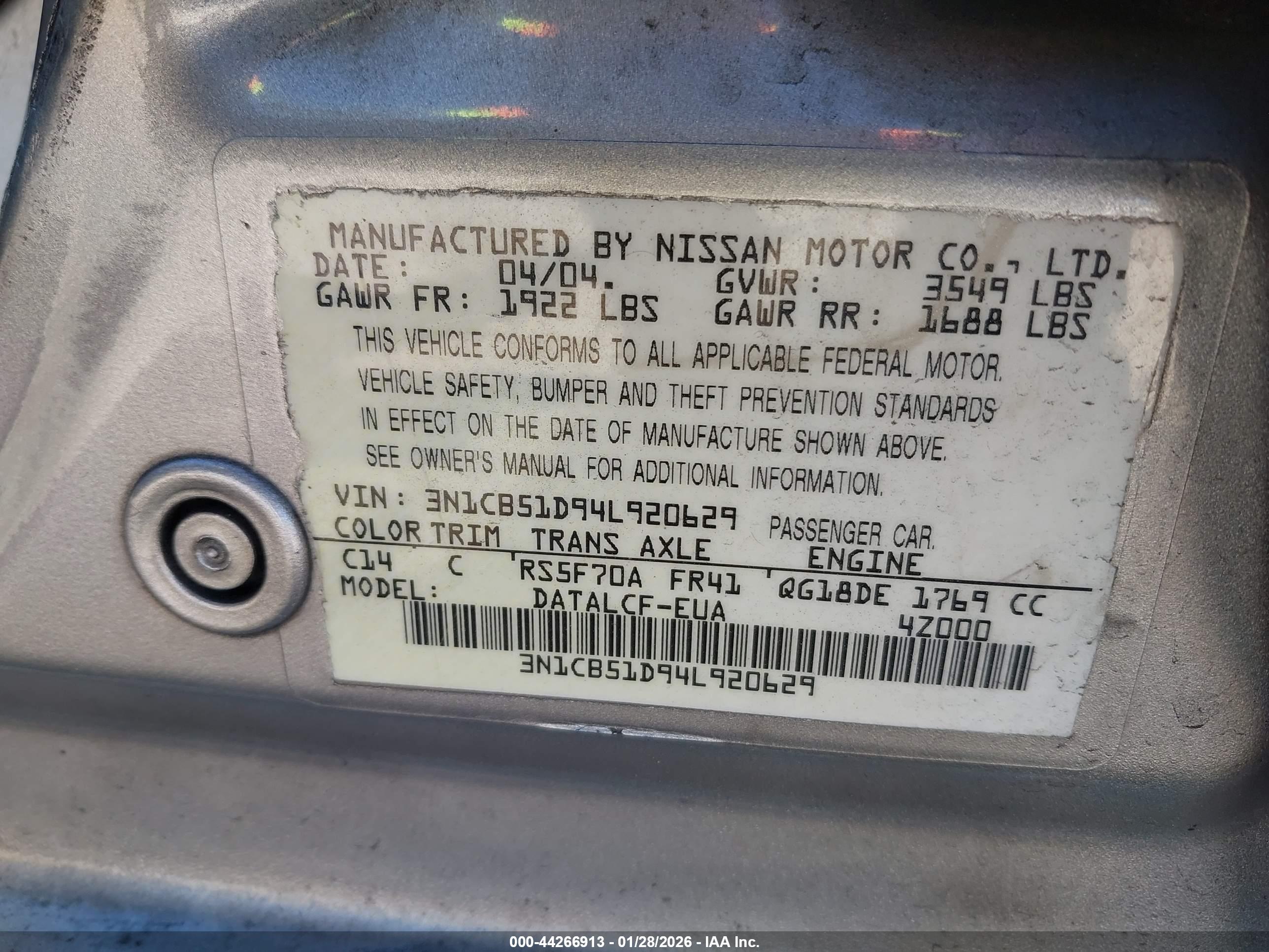 NISSAN SENTRA image 9