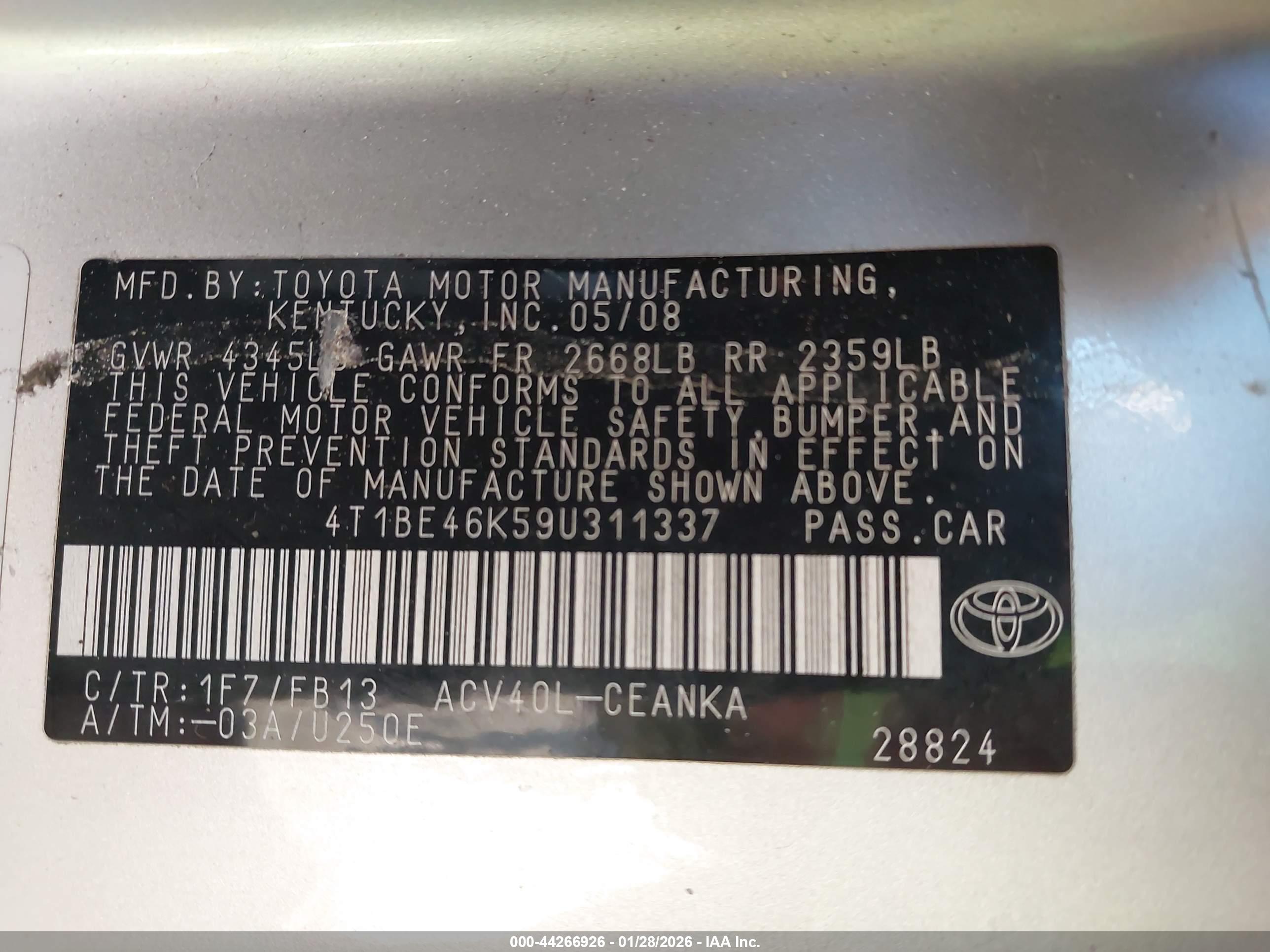 TOYOTA CAMRY image 9