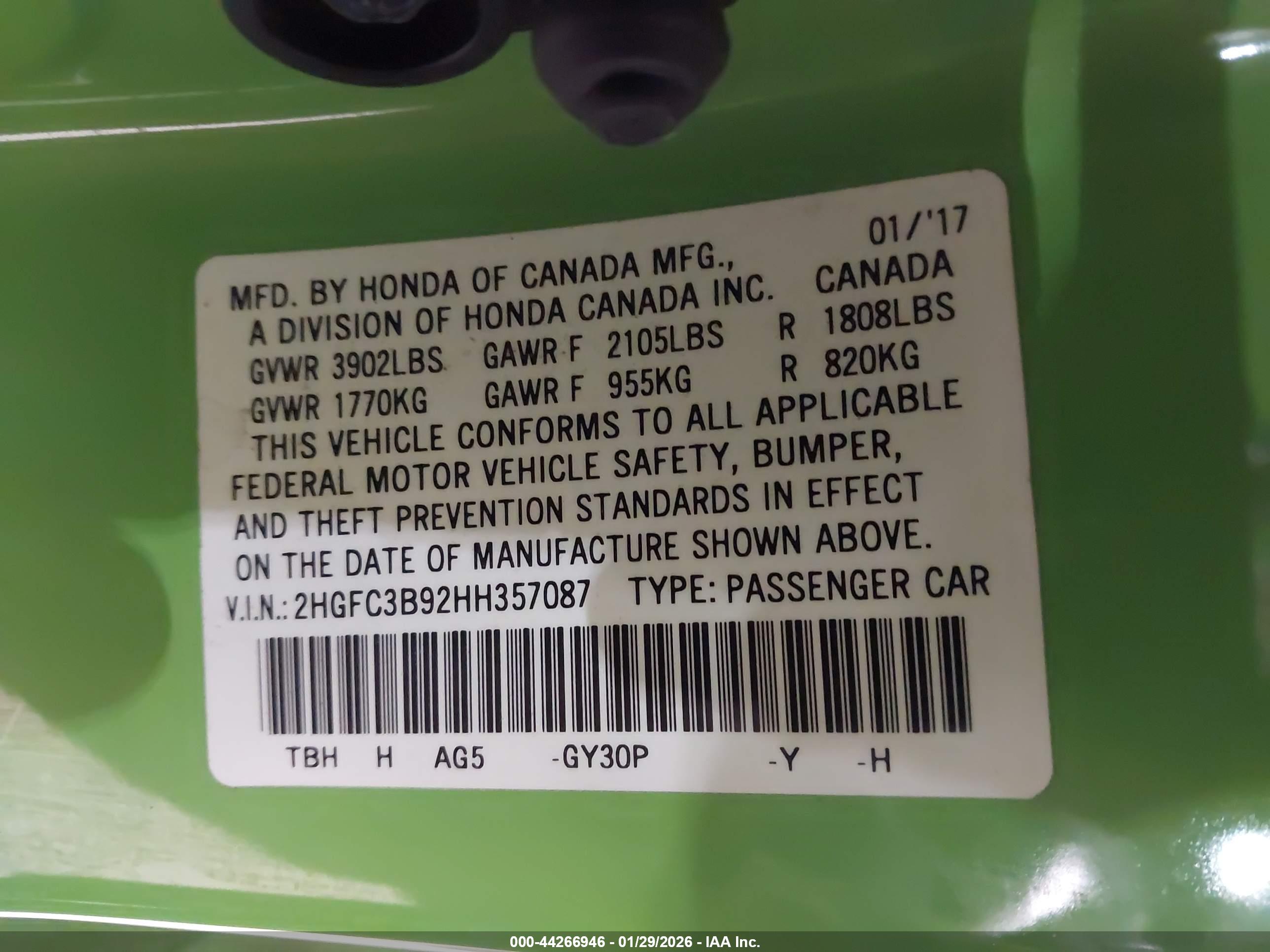 HONDA CIVIC image 9