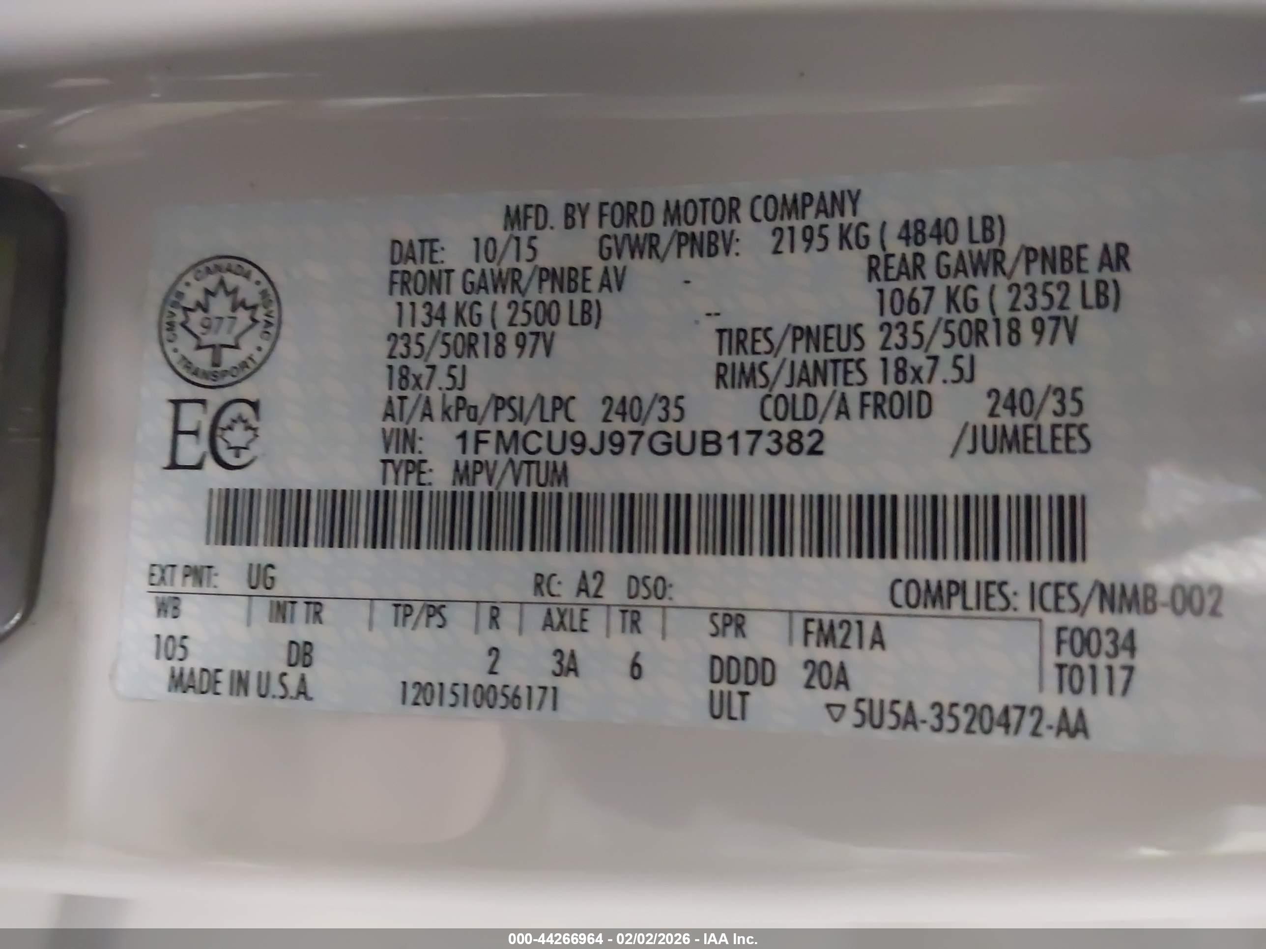 FORD ESCAPE image 9