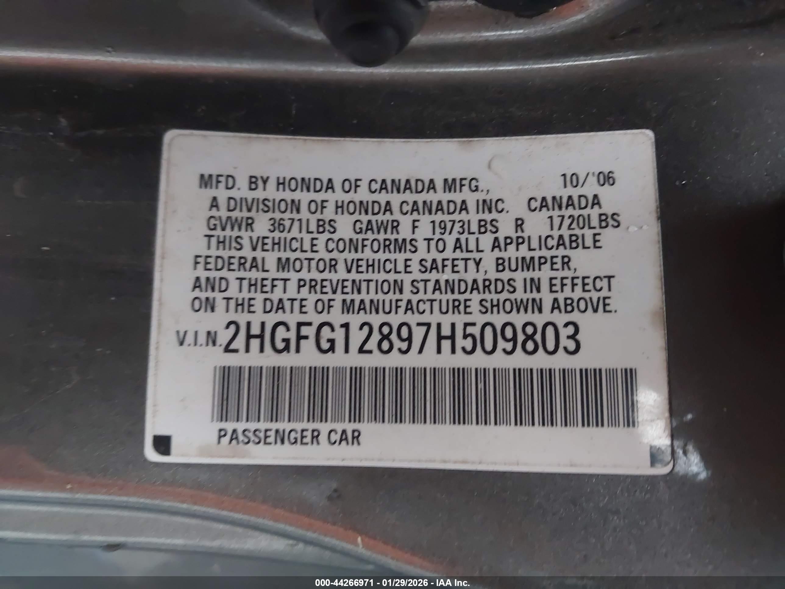 HONDA CIVIC image 9