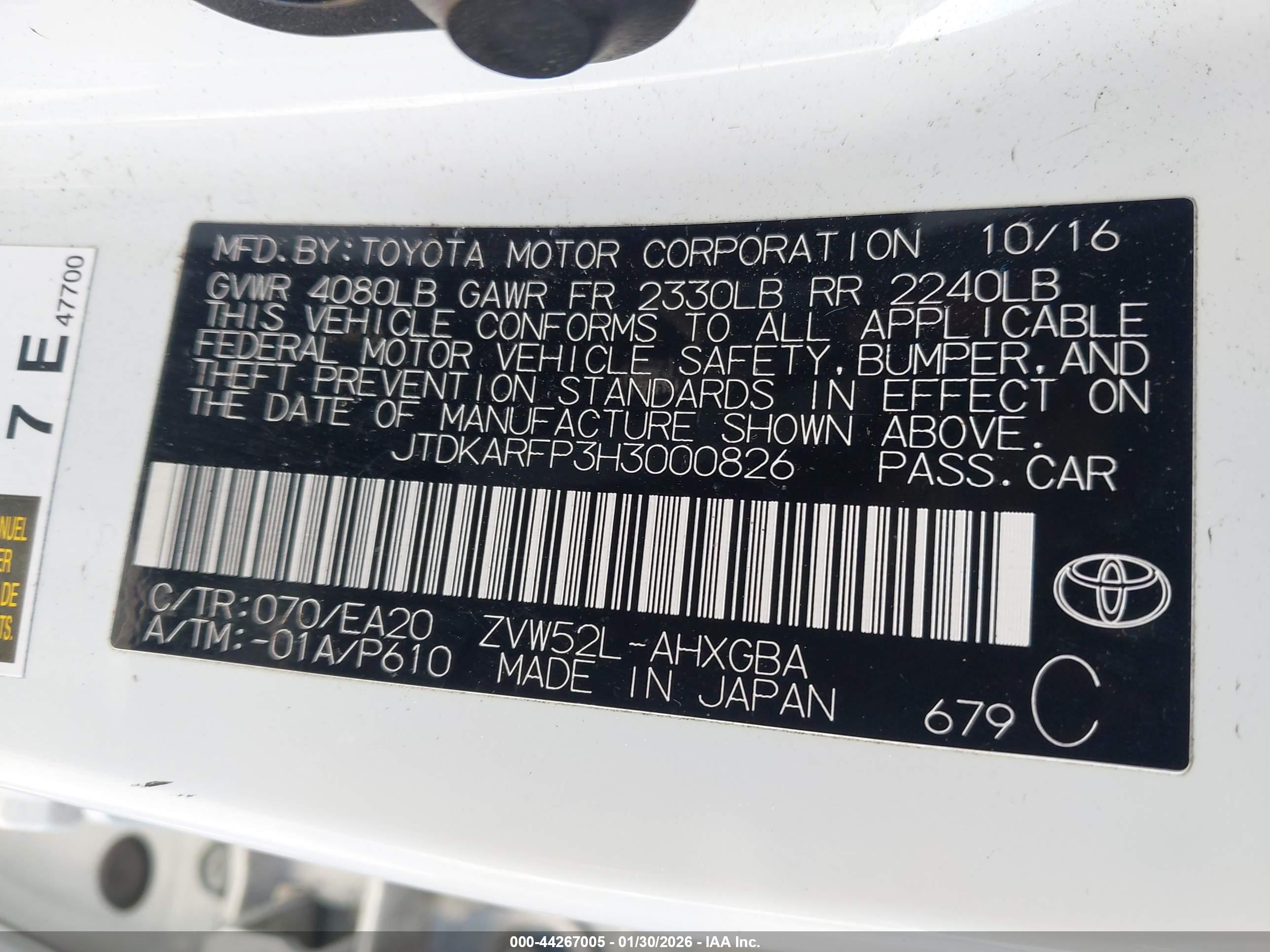 TOYOTA PRIUS image 9