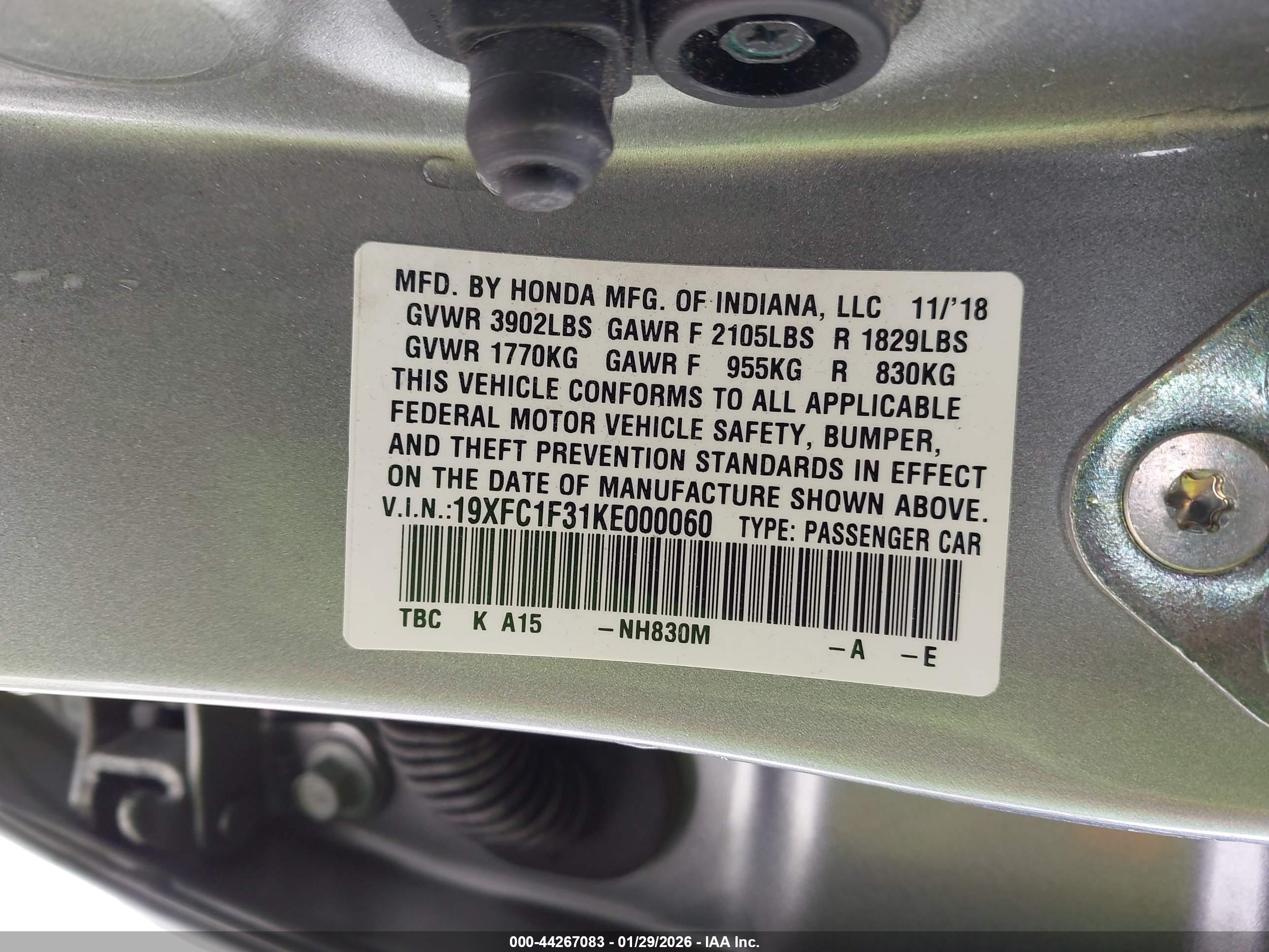 HONDA CIVIC image 9