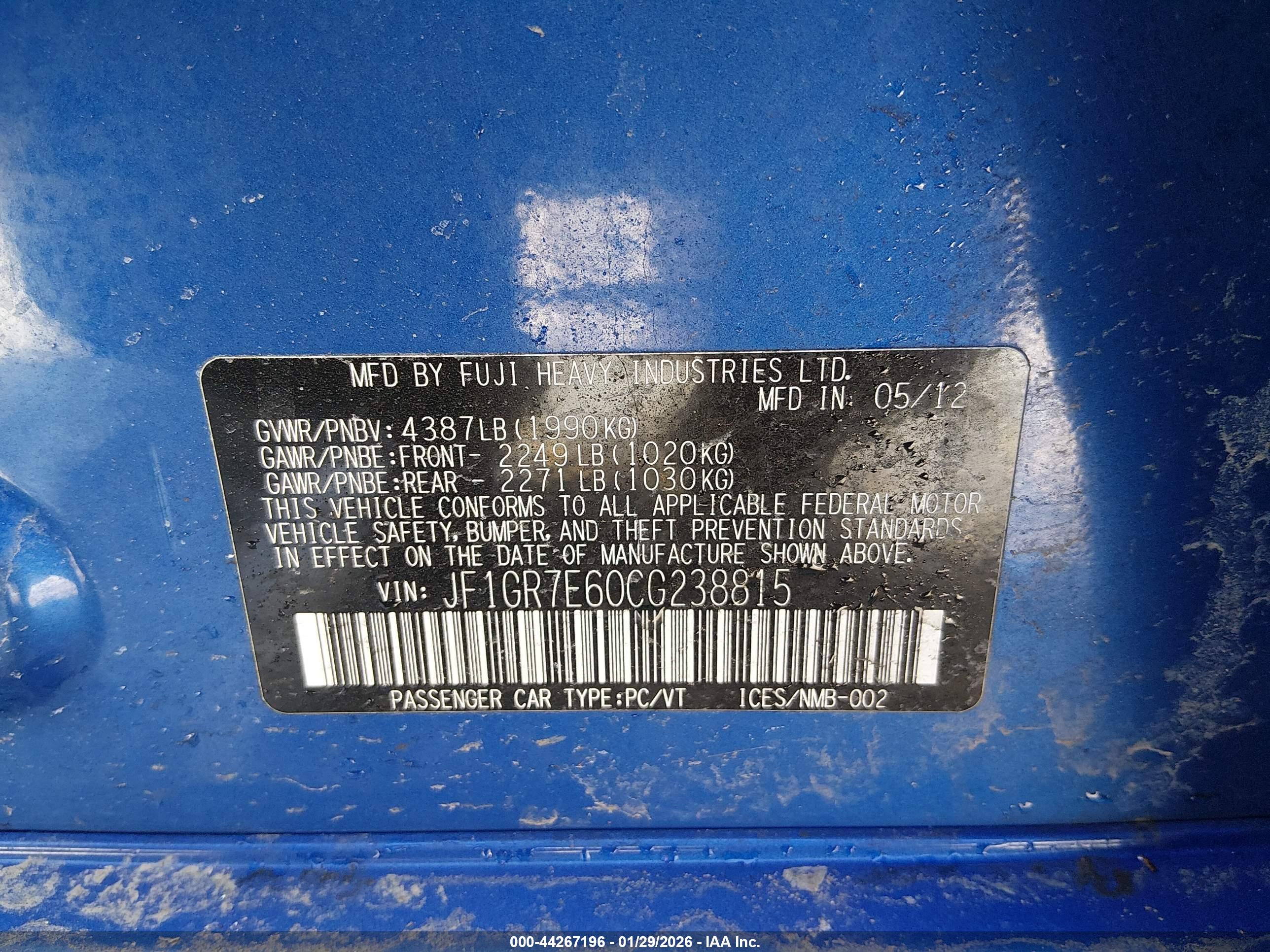 SUBARU IMPREZA image 9