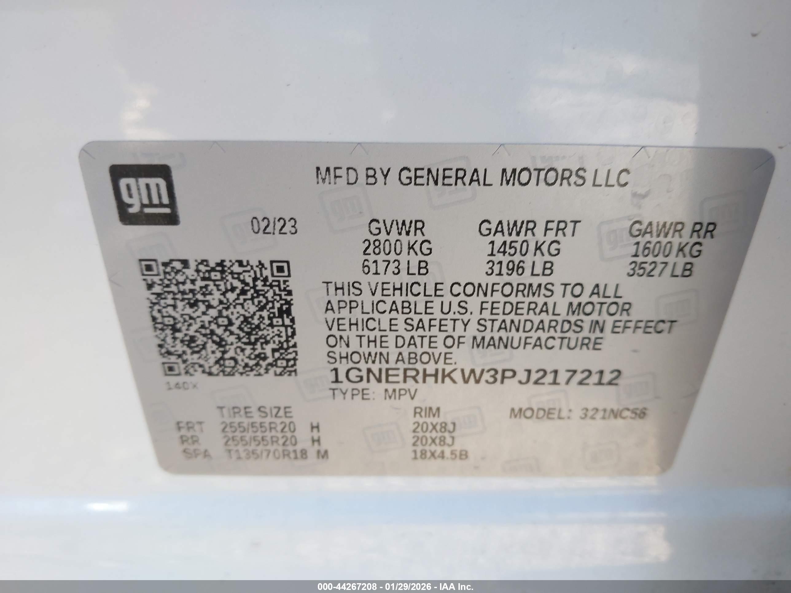 CHEVROLET TRAVERSE image 9