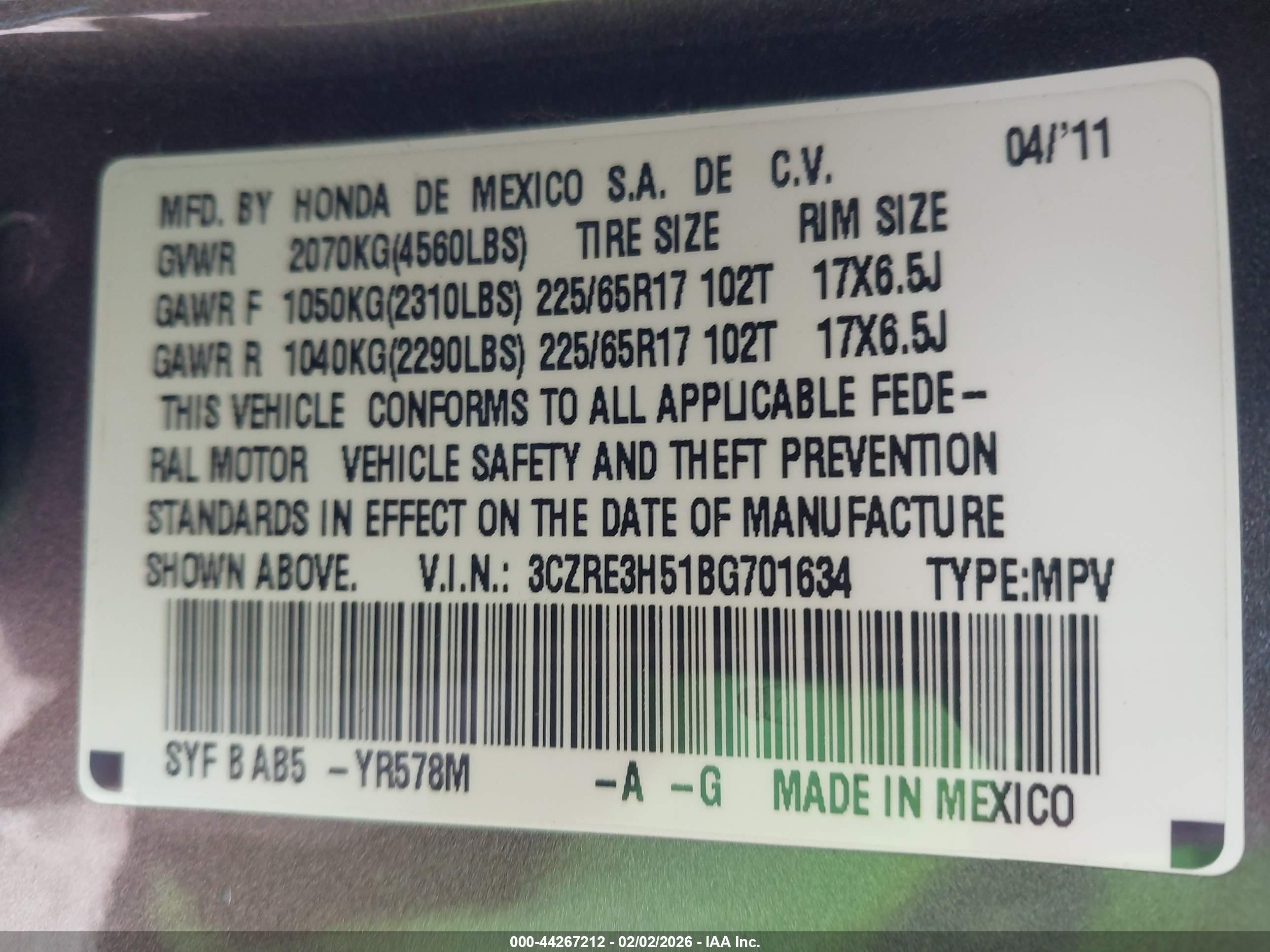 HONDA CR-V image 9