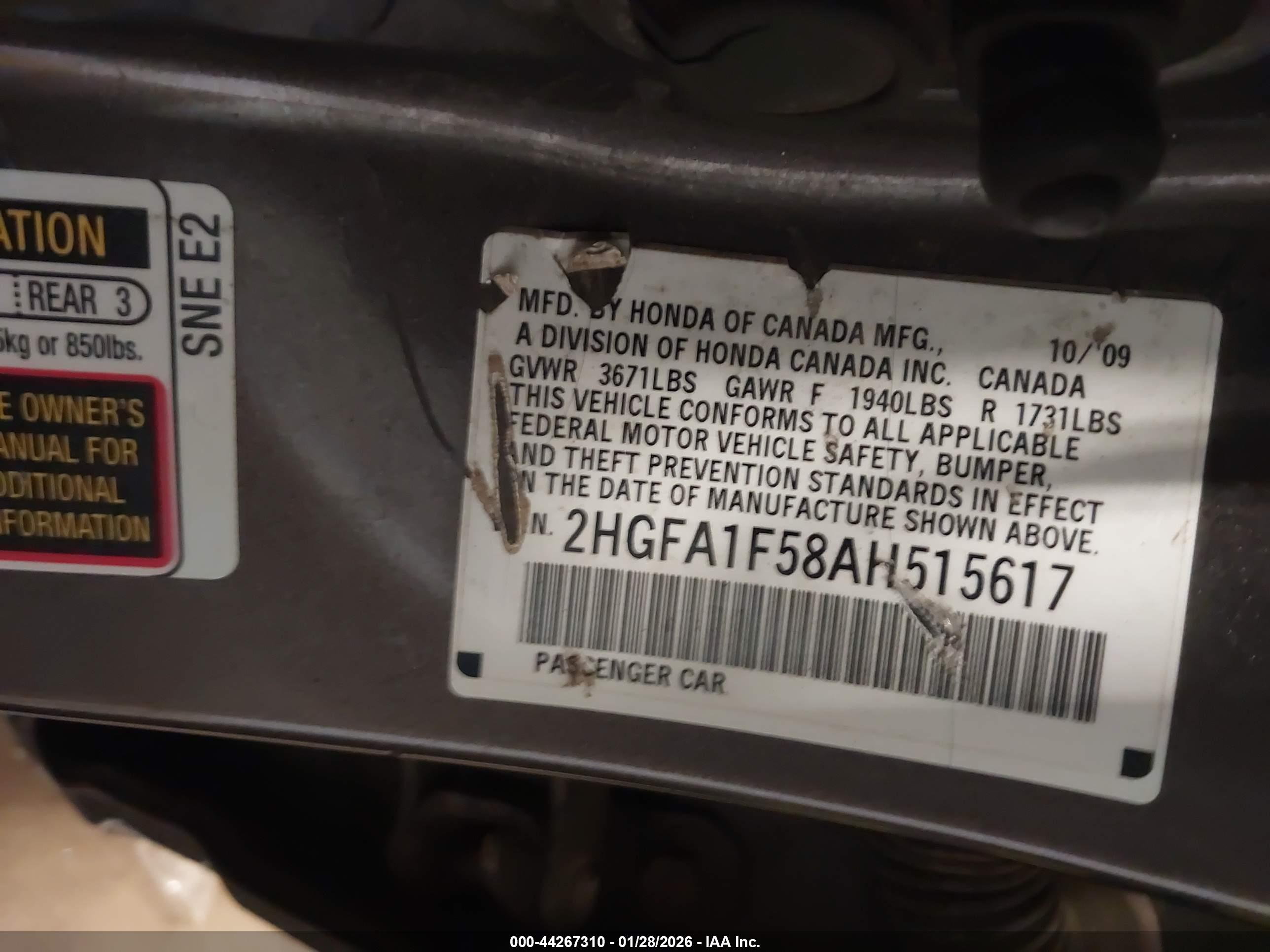 HONDA CIVIC image 9