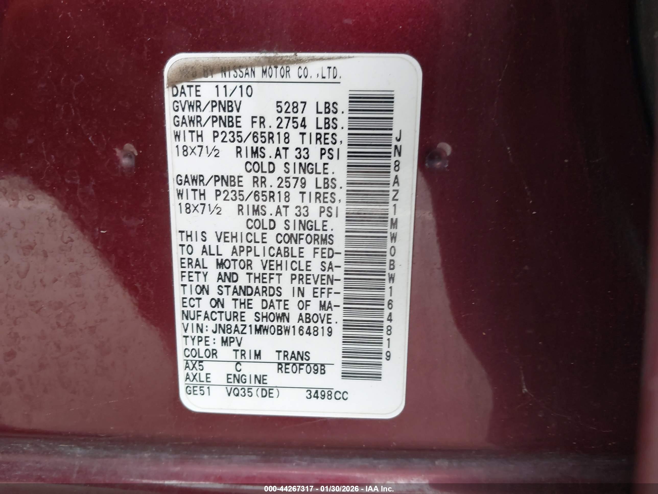 NISSAN MURANO image 9