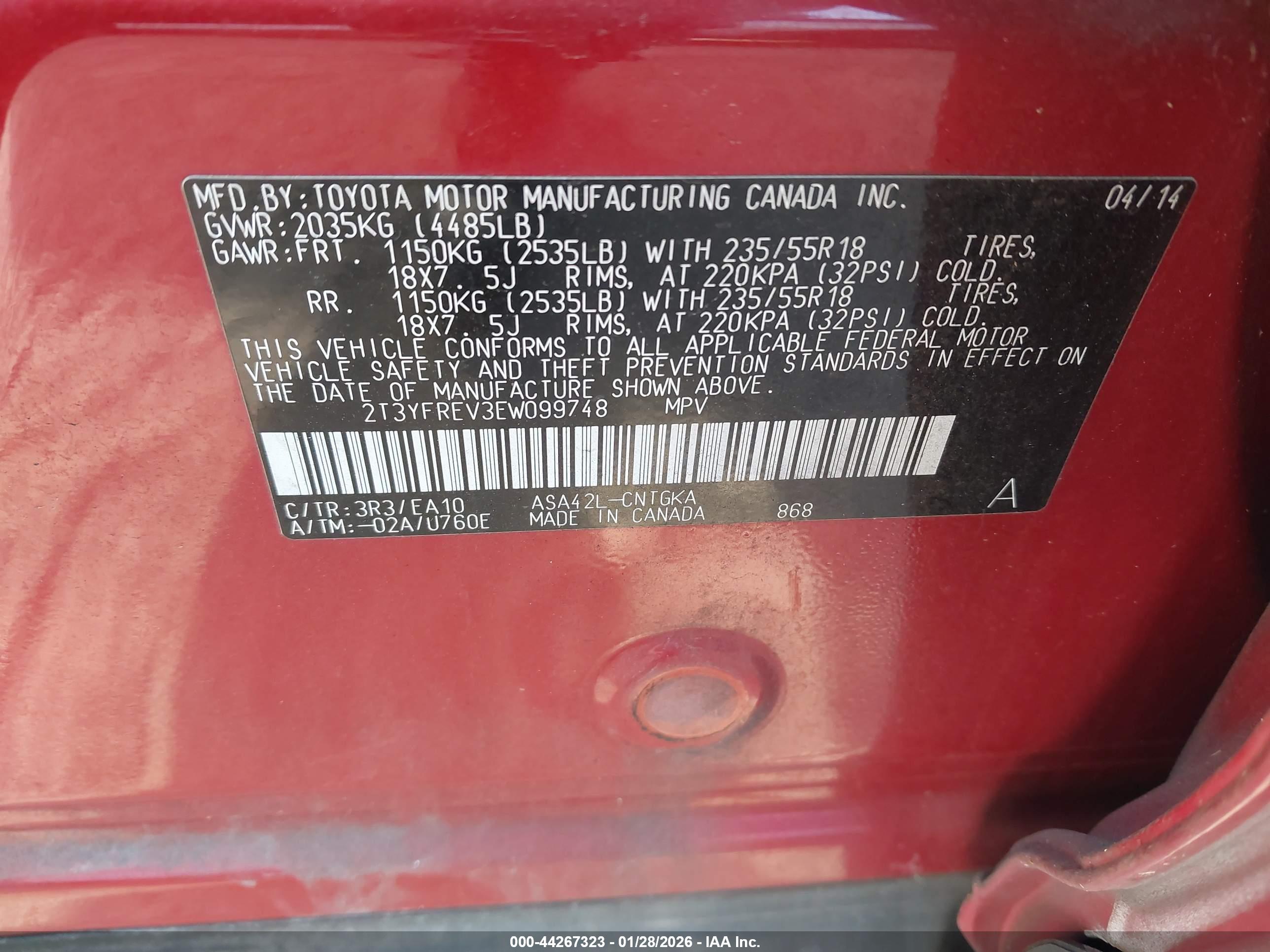 TOYOTA RAV4 image 9