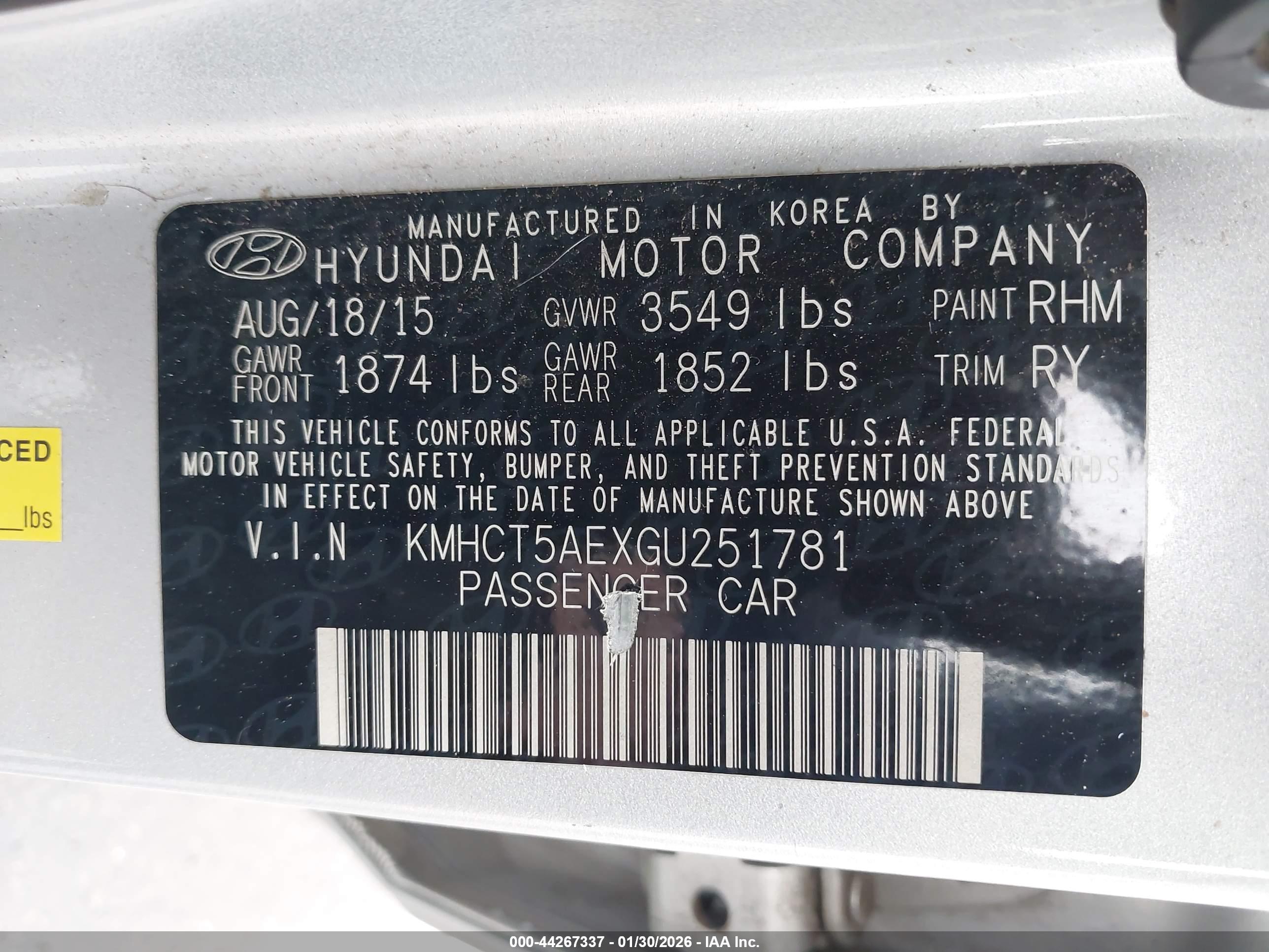 HYUNDAI ACCENT image 9