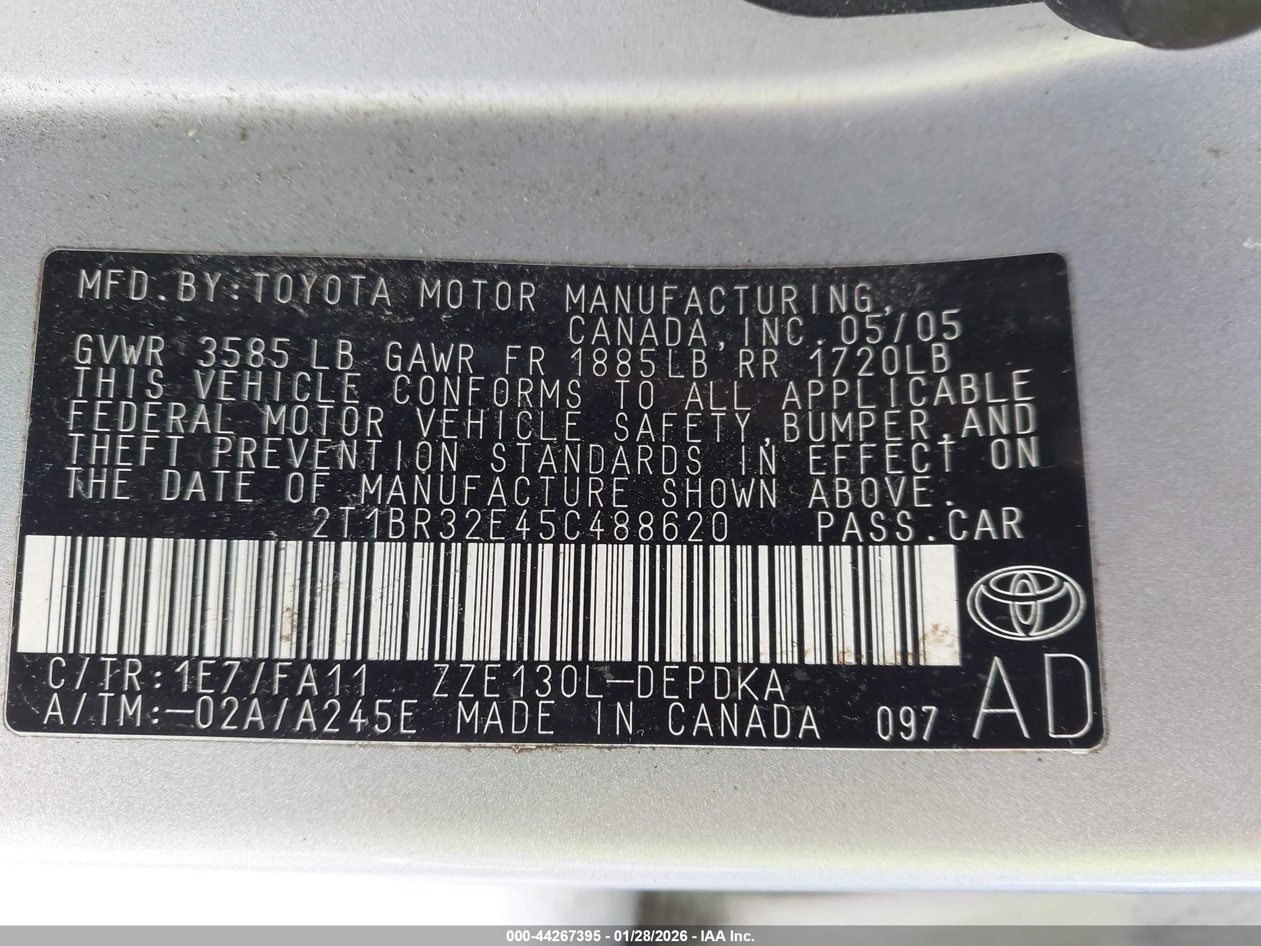 TOYOTA COROLLA image 9
