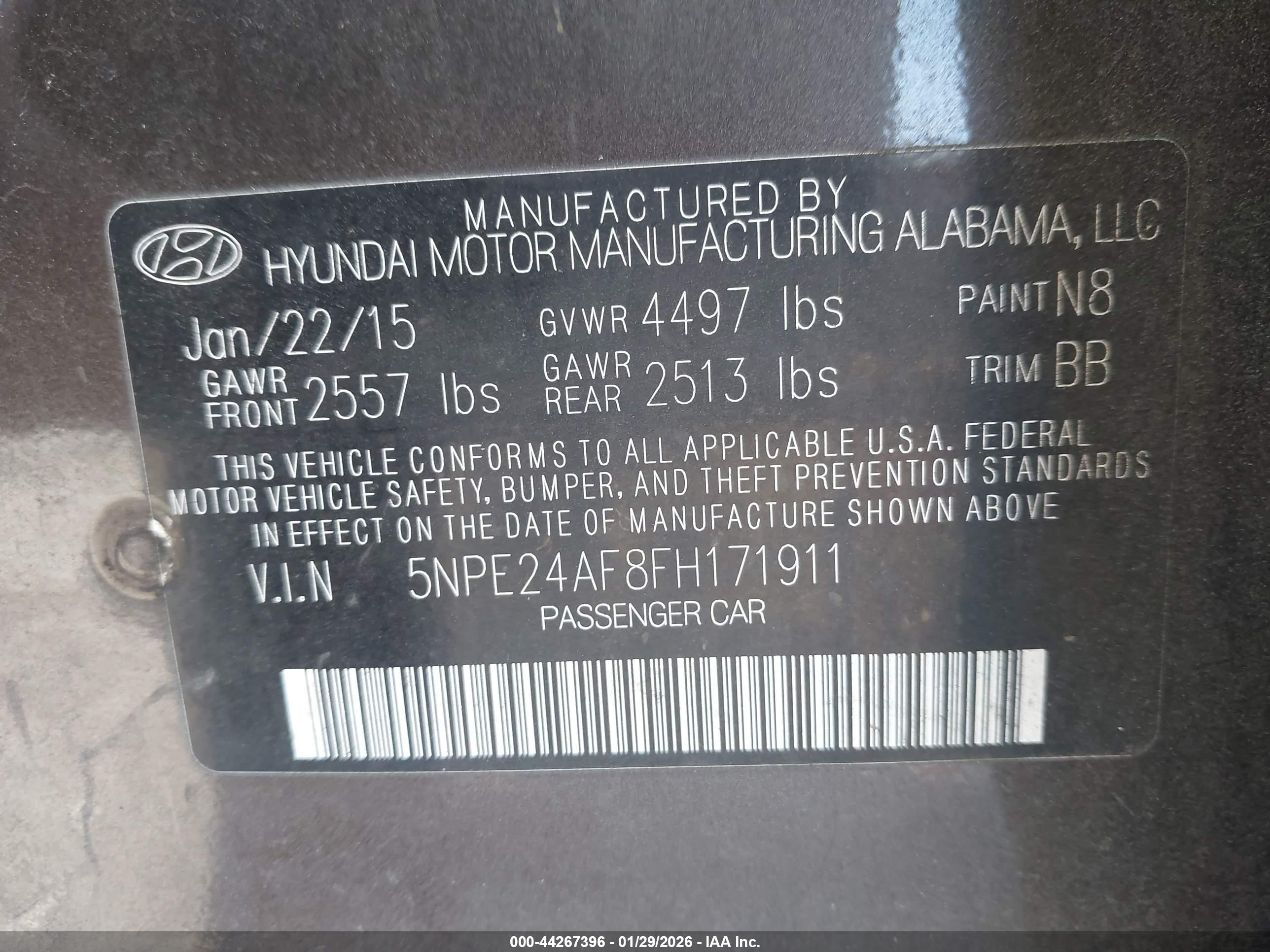 HYUNDAI SONATA image 9