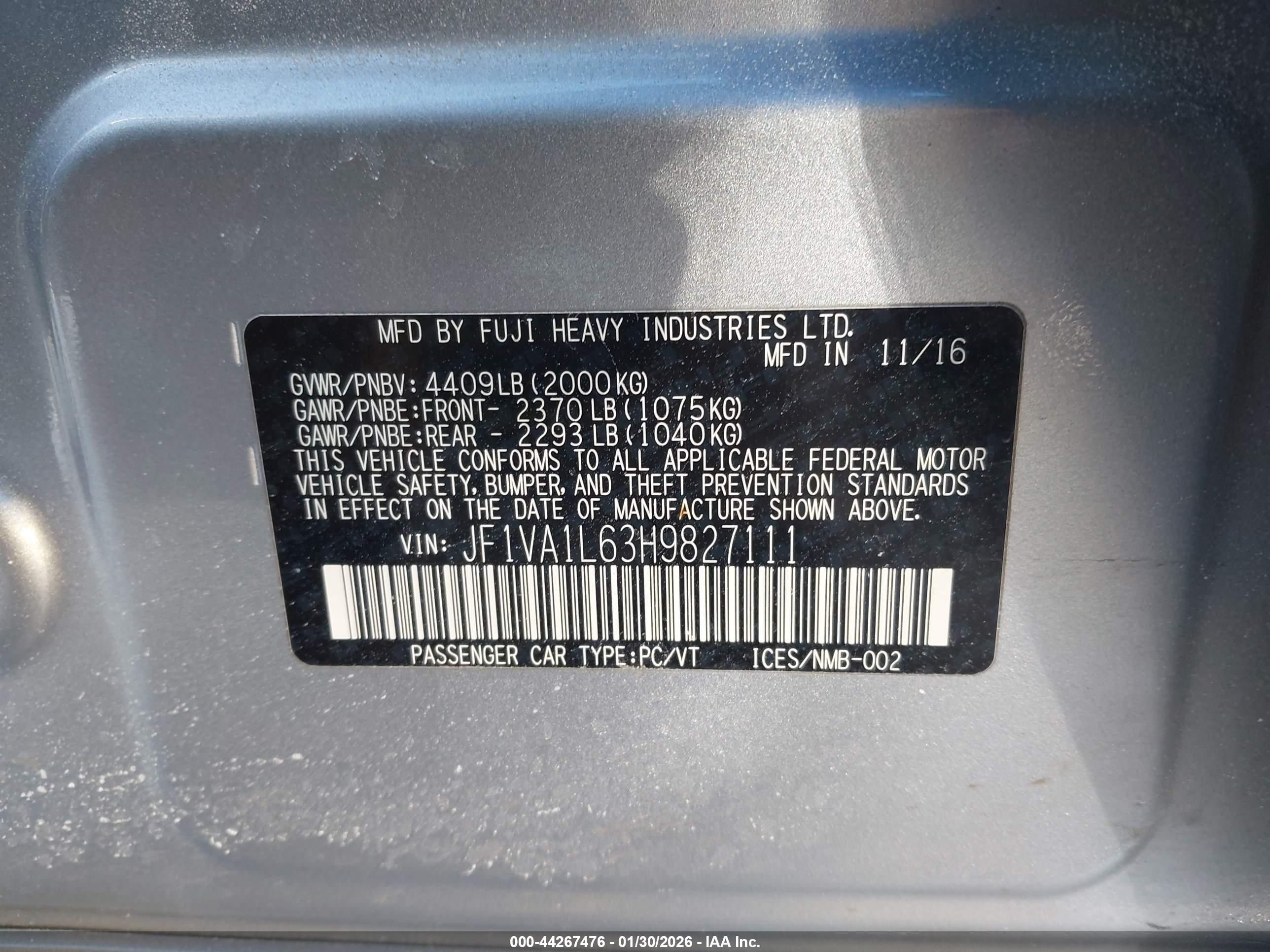 SUBARU WRX image 9