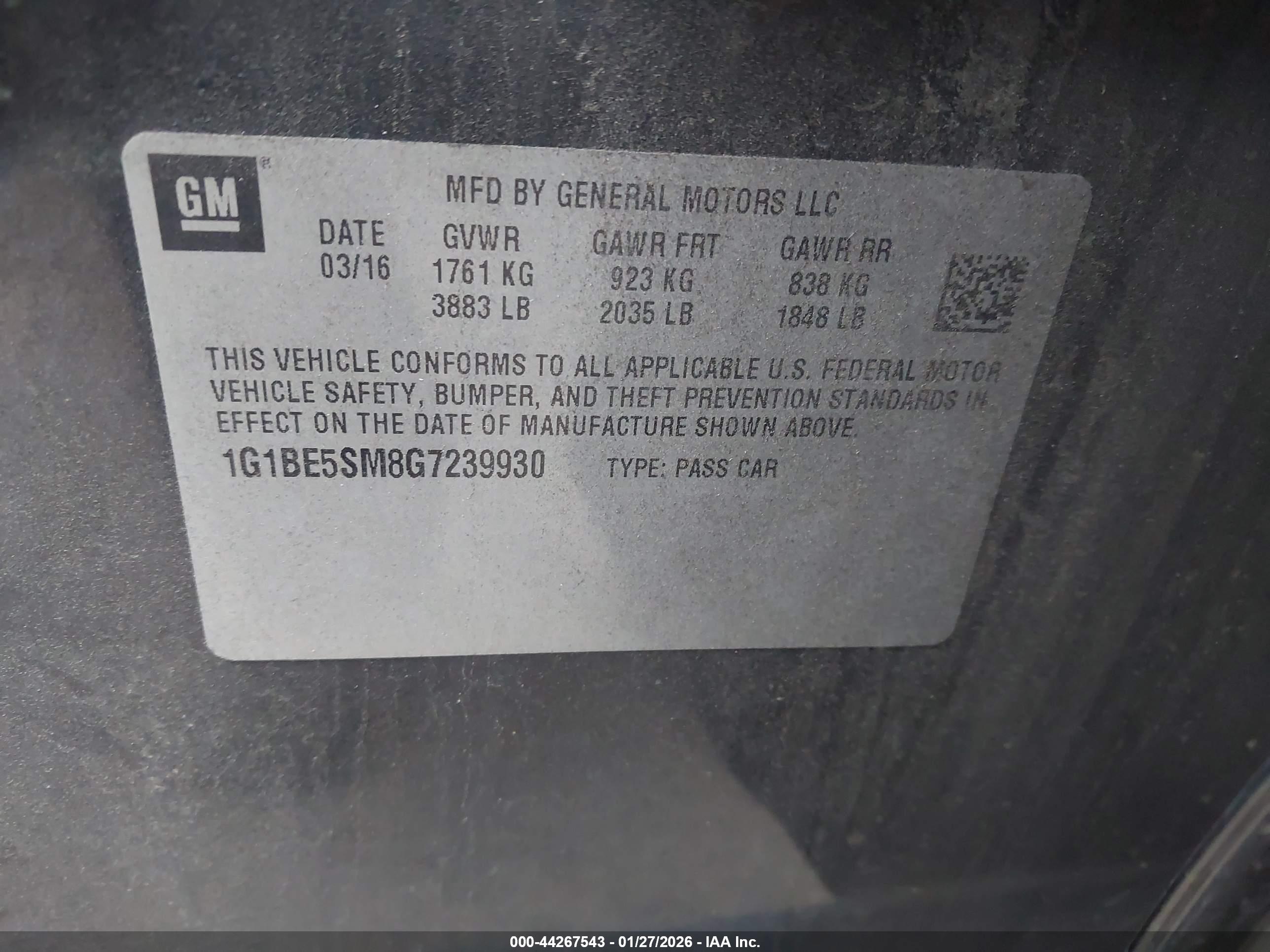 CHEVROLET CRUZE image 9