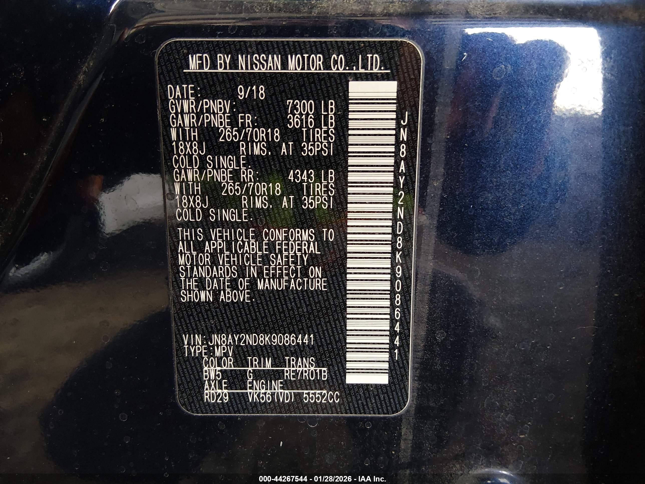 NISSAN ARMADA image 9