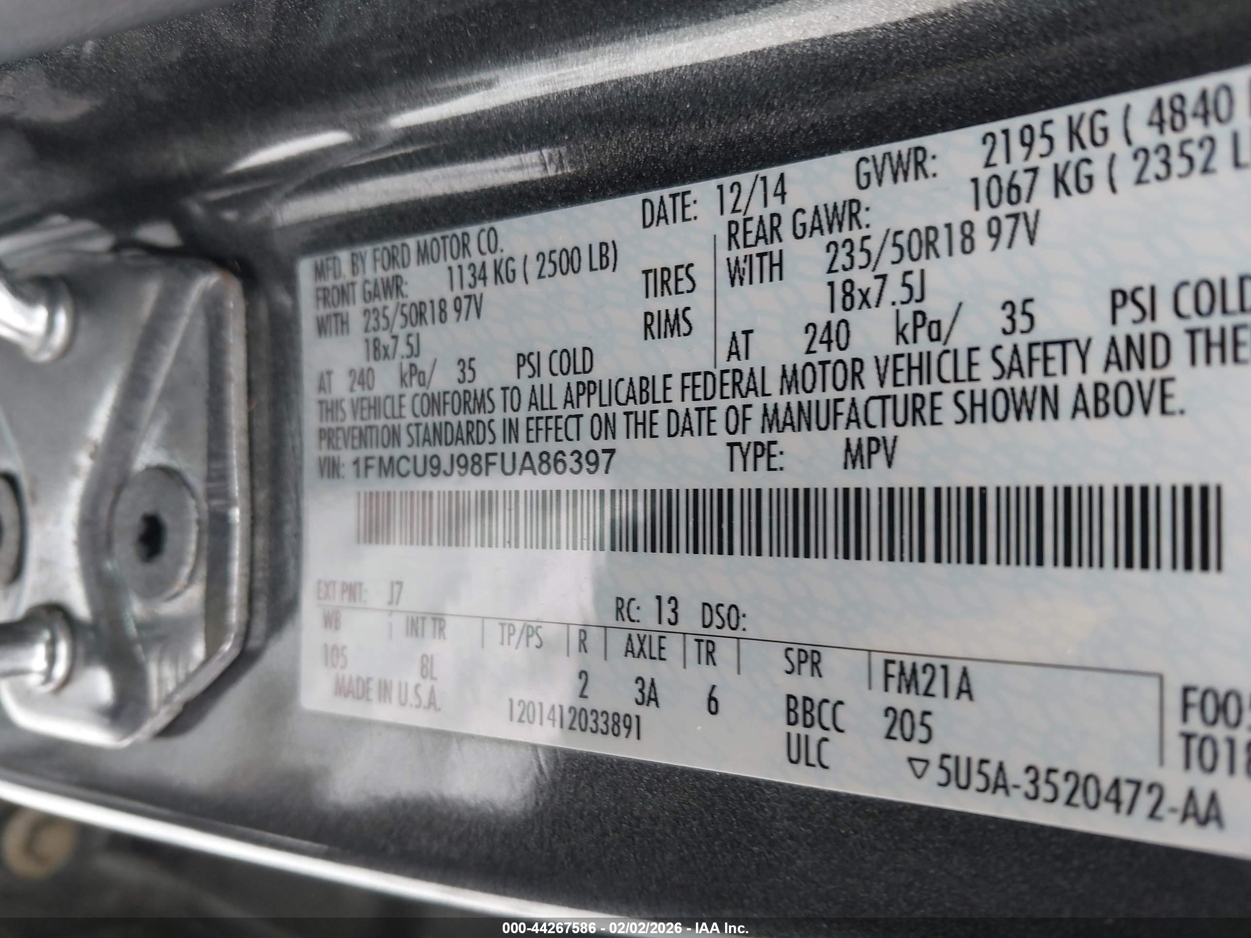FORD ESCAPE image 9