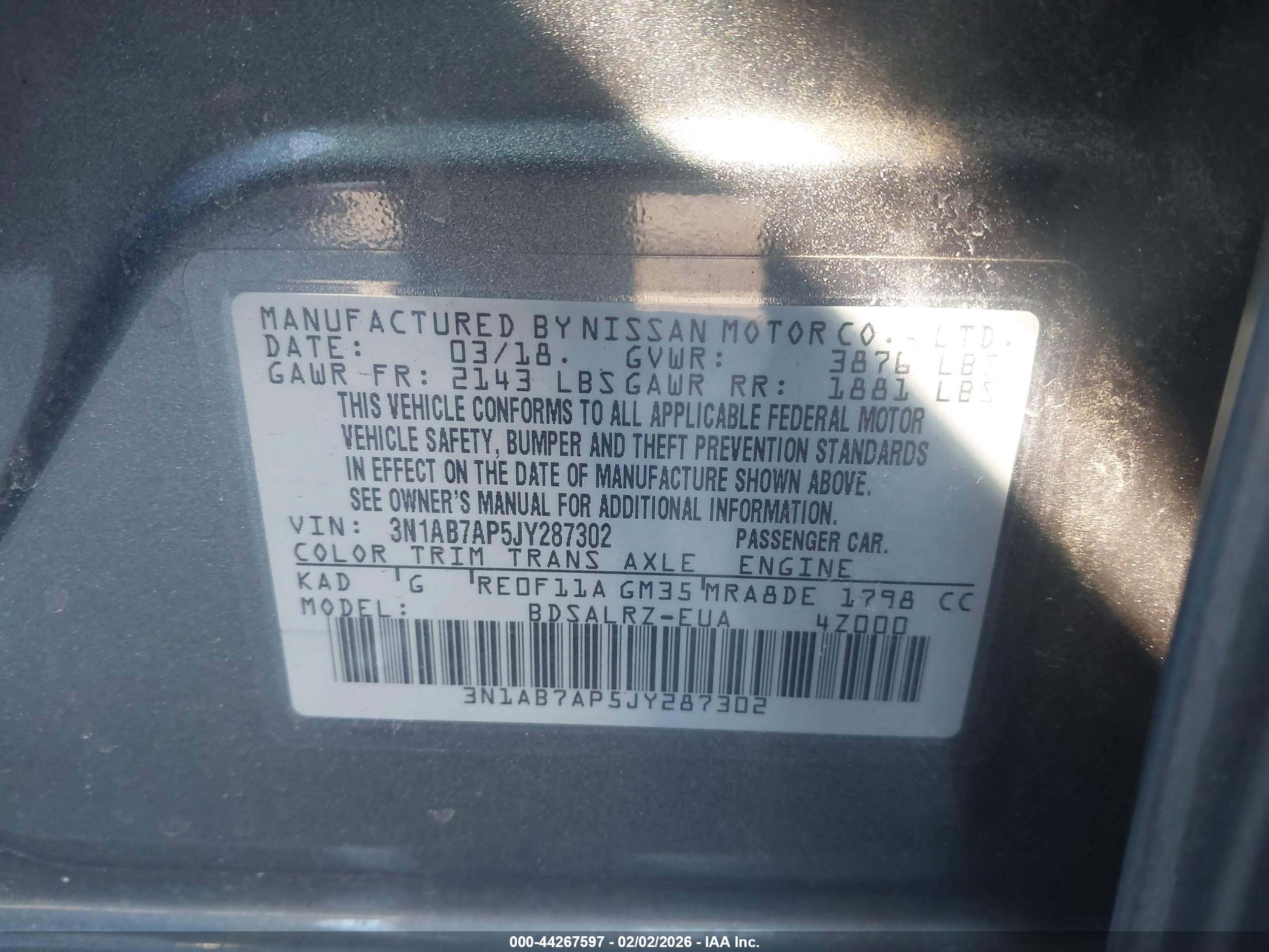 NISSAN SENTRA image 9