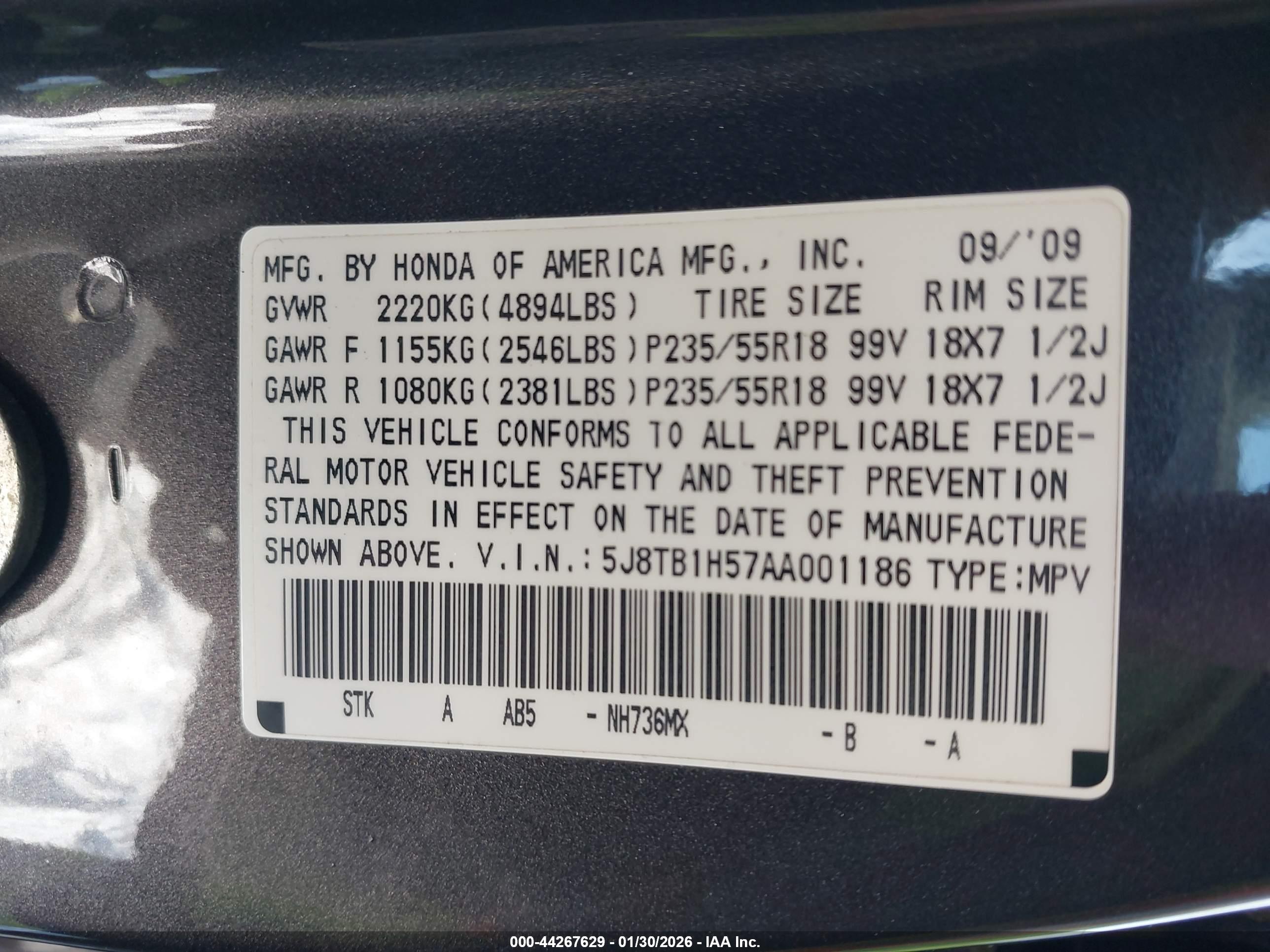 ACURA RDX image 9