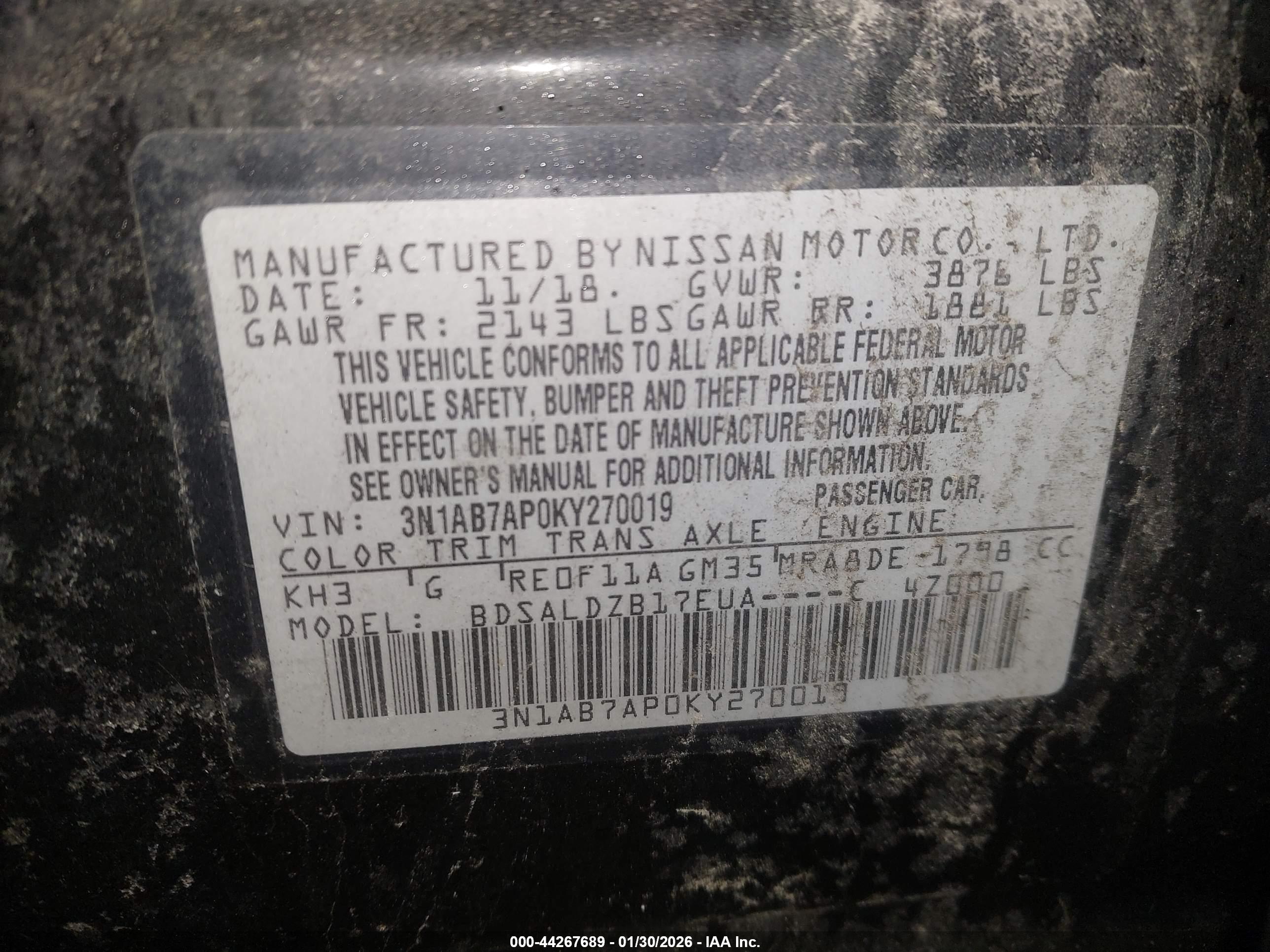 NISSAN SENTRA image 9