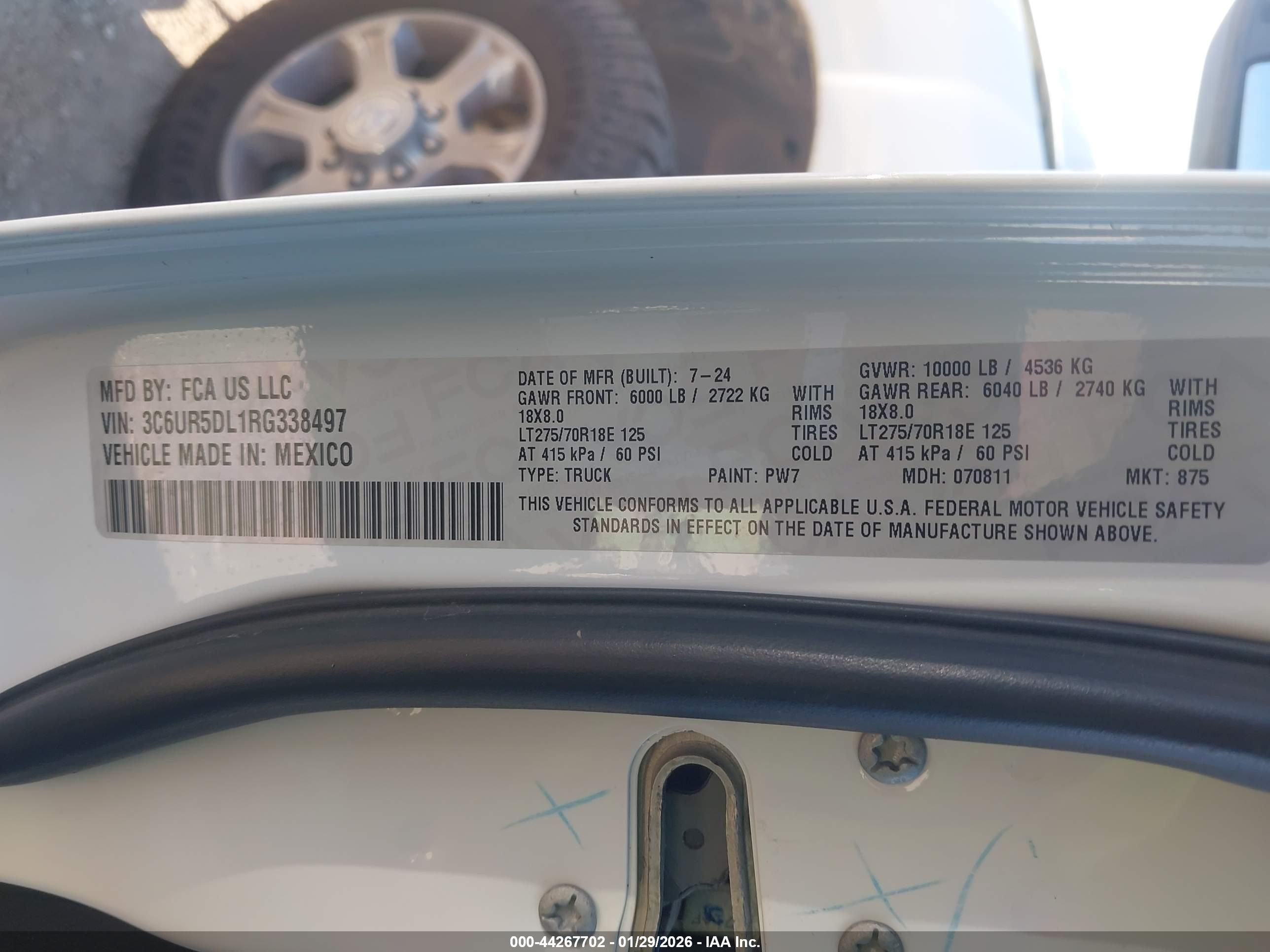 RAM 2500 image 9